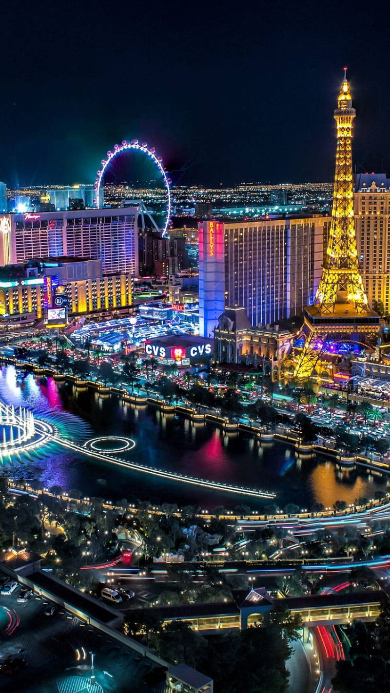 Las Vegas Night Wallpaper