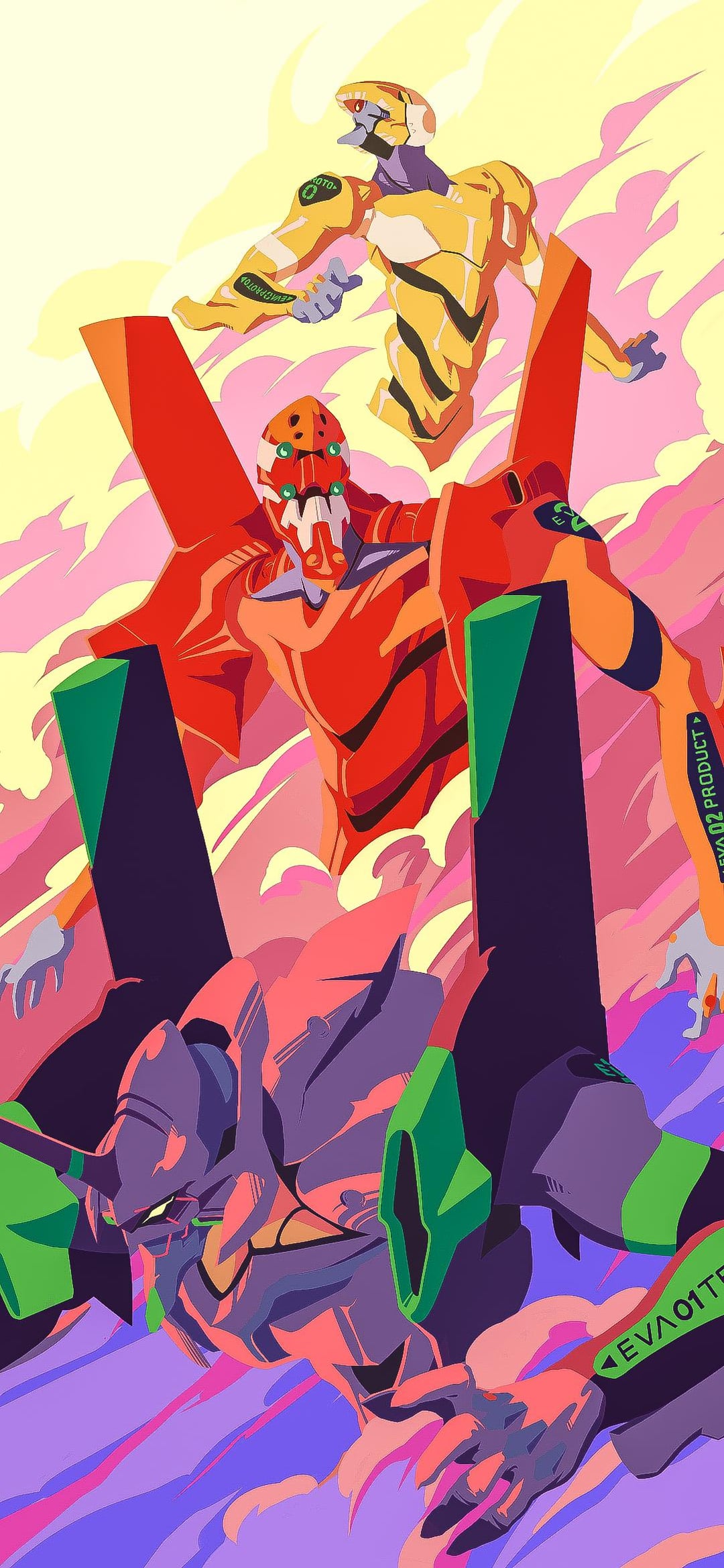 Another wallpaper EVA UNITS: 00, 01, 02