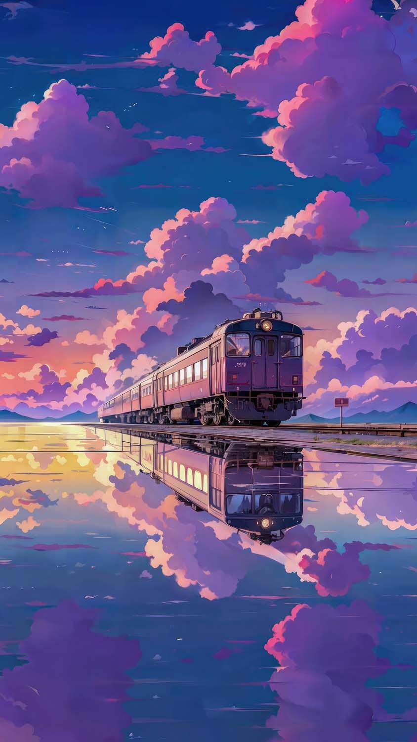Purple Aesthetic Train