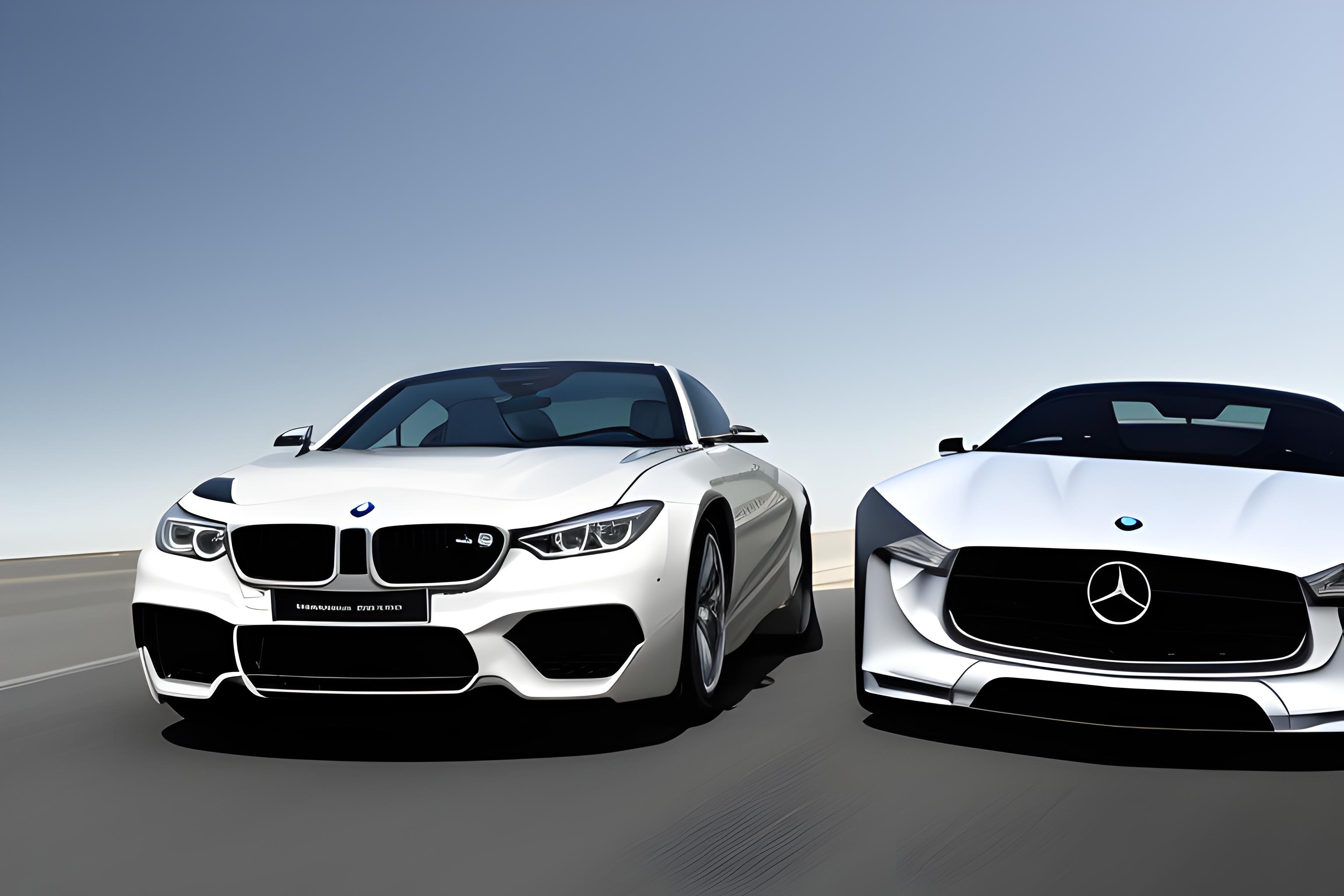 bmw, mercedes benz, range