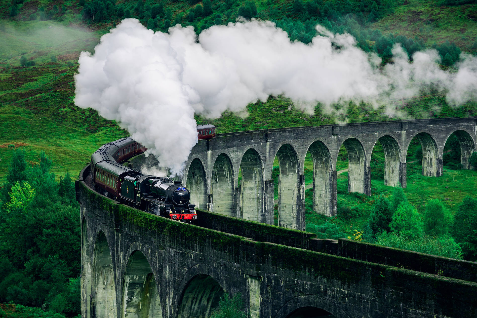 Full 4k Desktop Steam Train Wallpaper