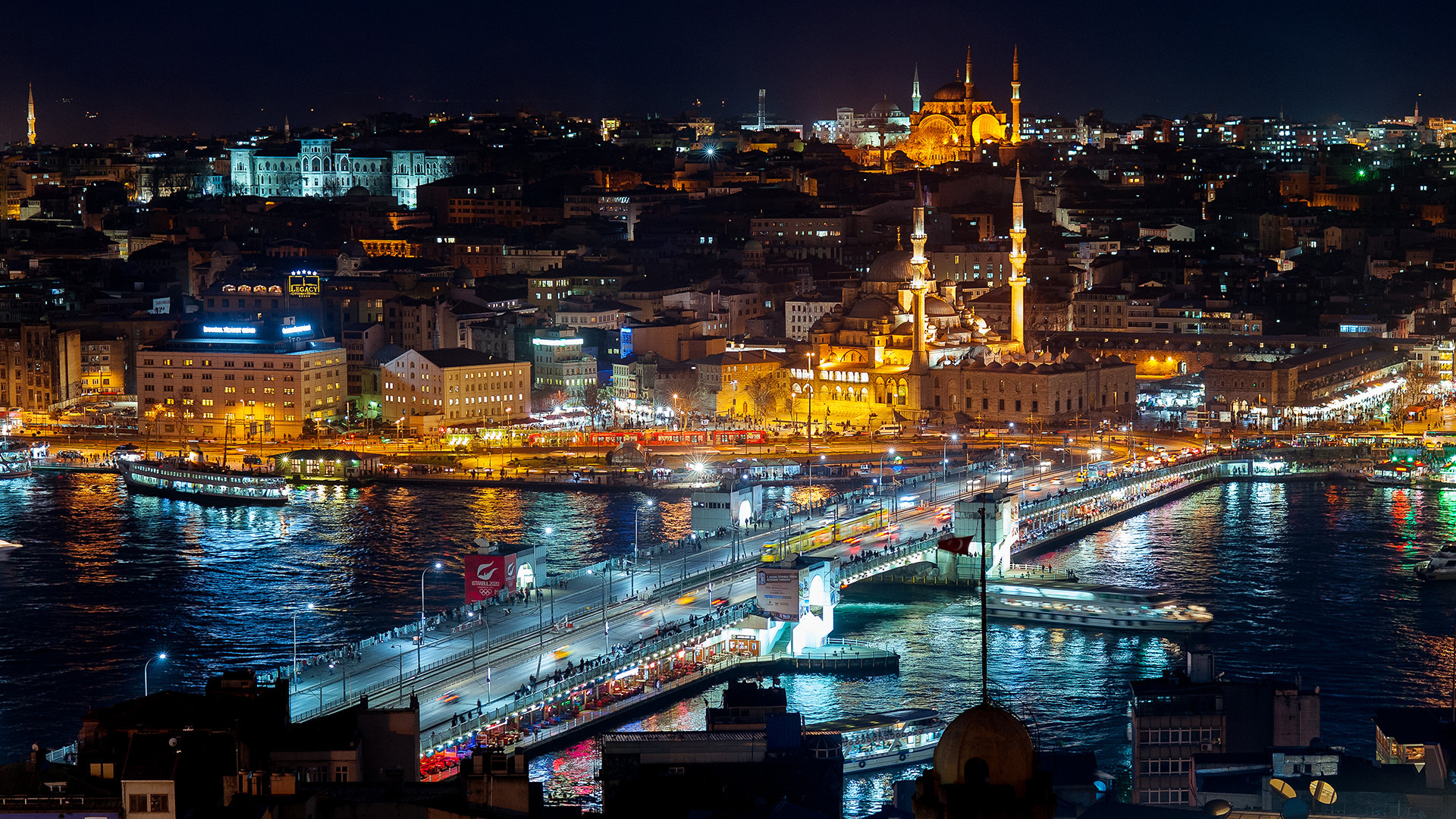 Istanbul Skyline at Dusk