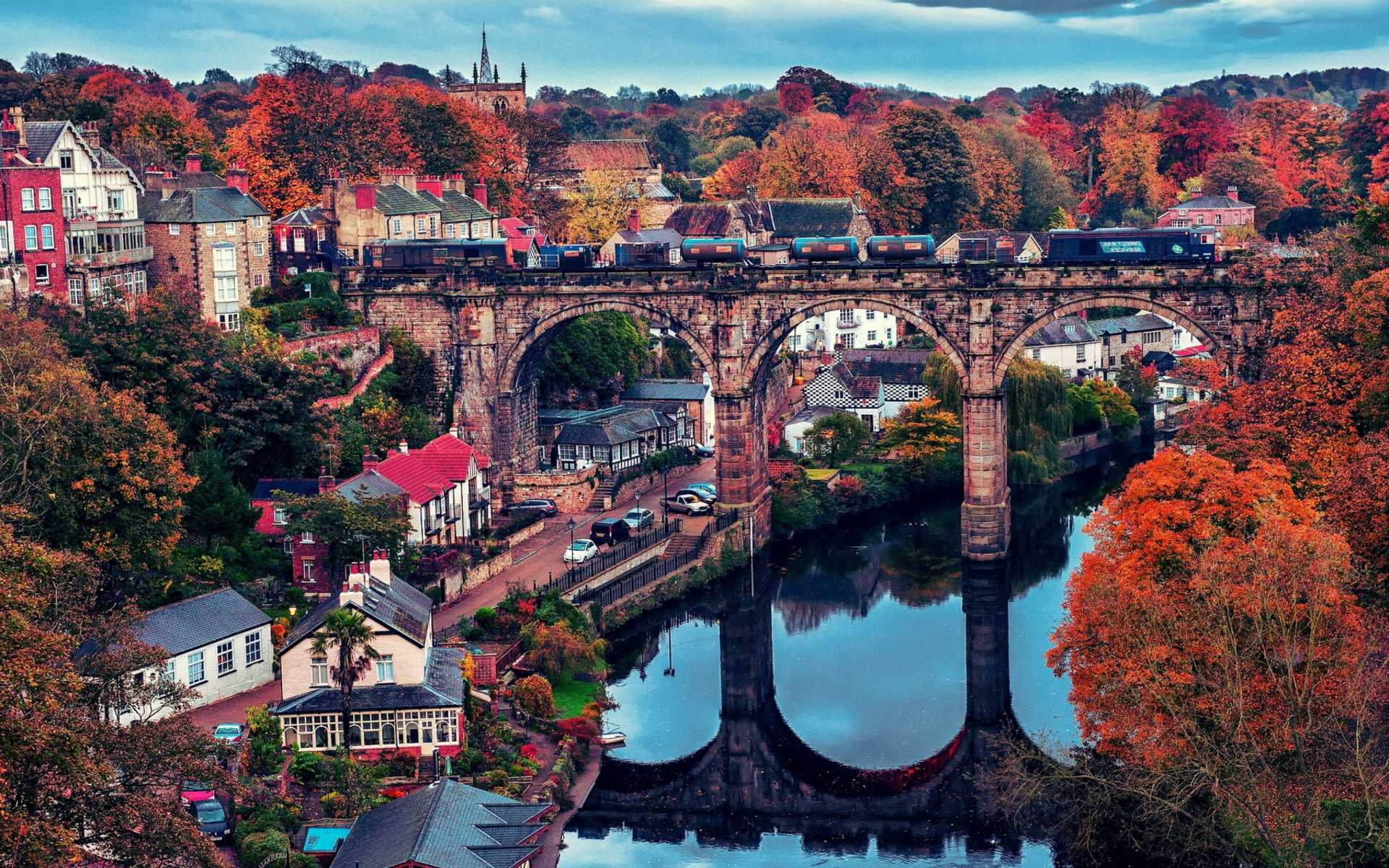 Bridge England Man Made Town HD Wallpaper