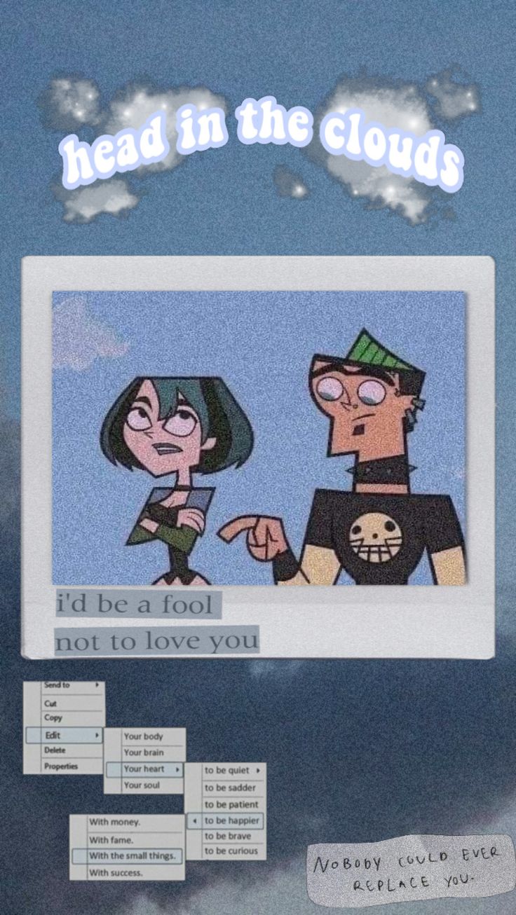☁️ ) total drama wallpaper