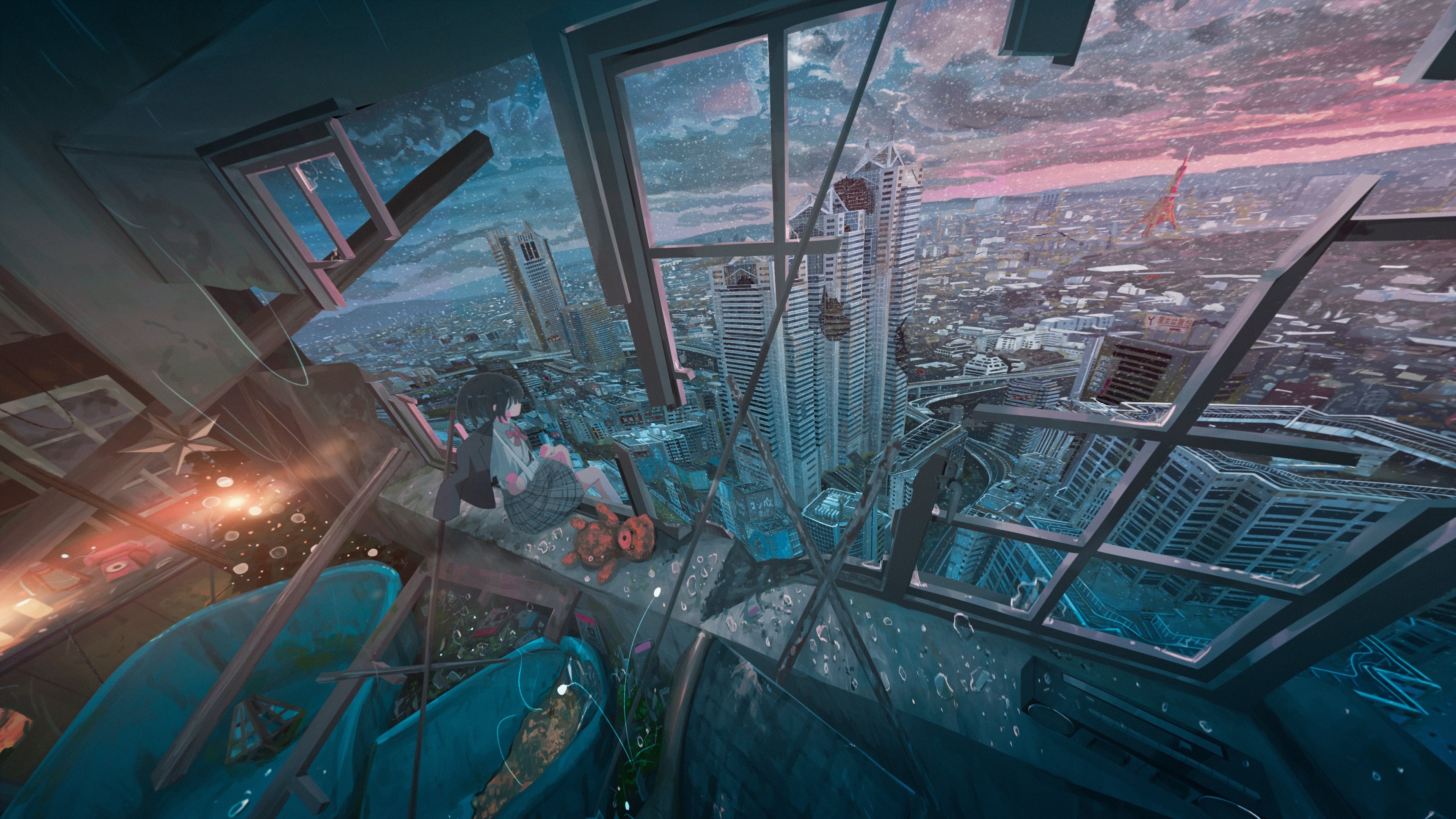 Post Apocalyptic City [3840x2160]., r