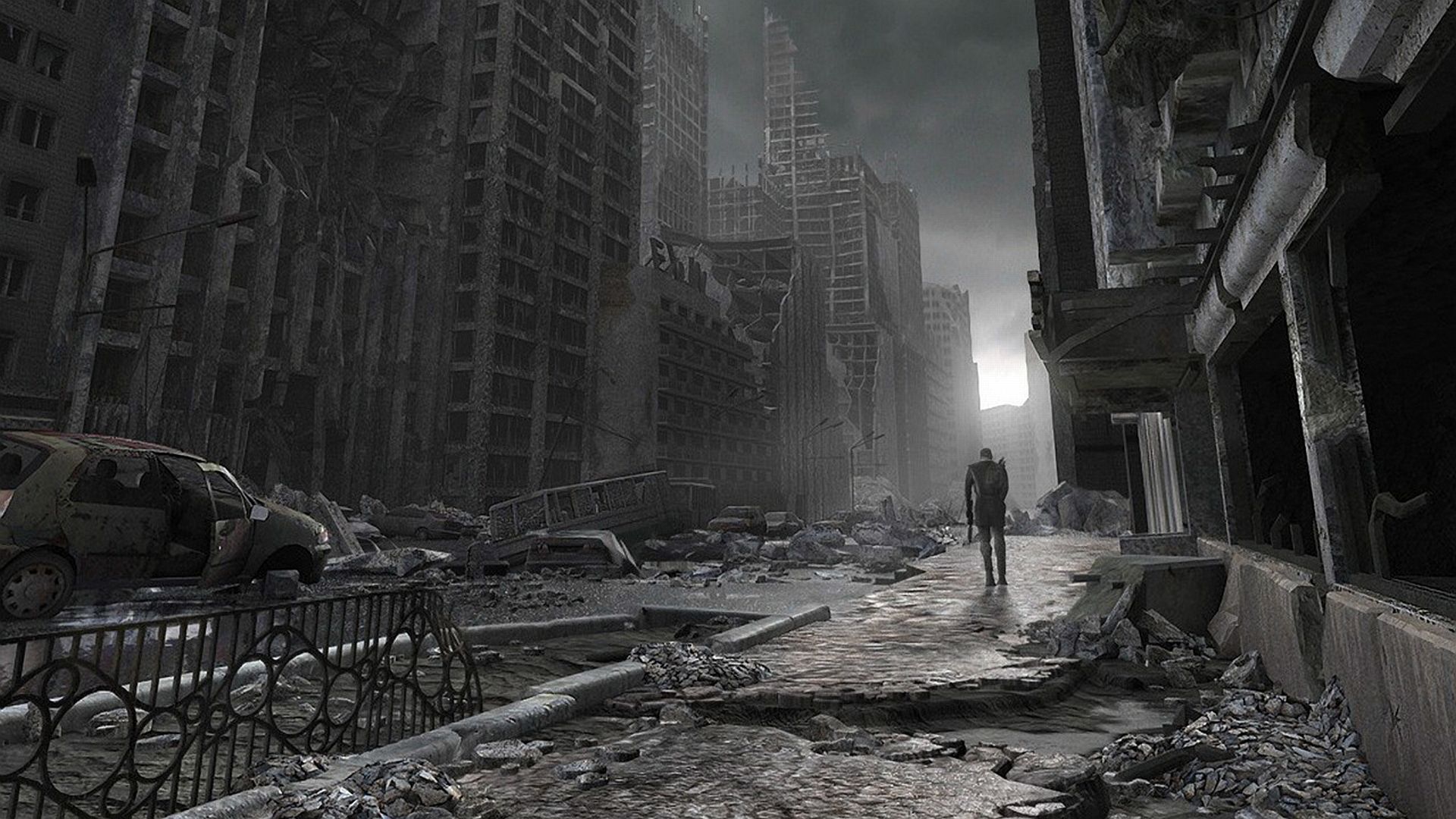 Sci Fi Post Apocalyptic HD Wallpaper