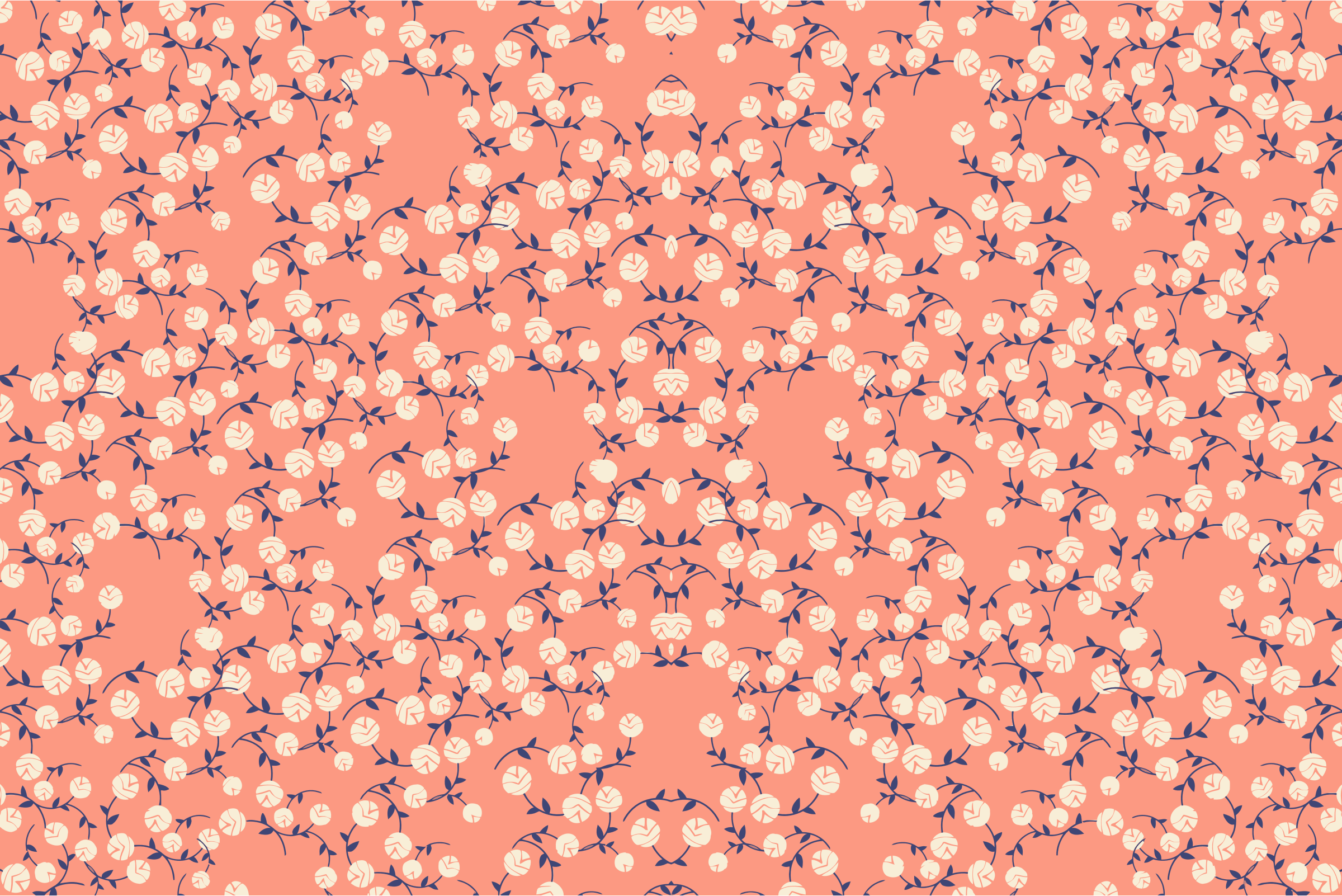 Floral Pattern Background Desktop