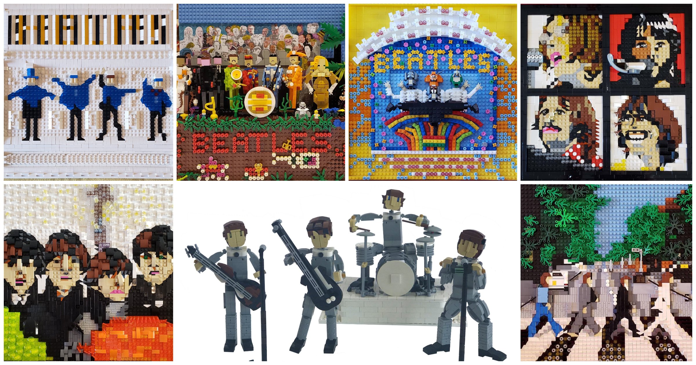 Beatlemania: LEGO Album Cover Edition