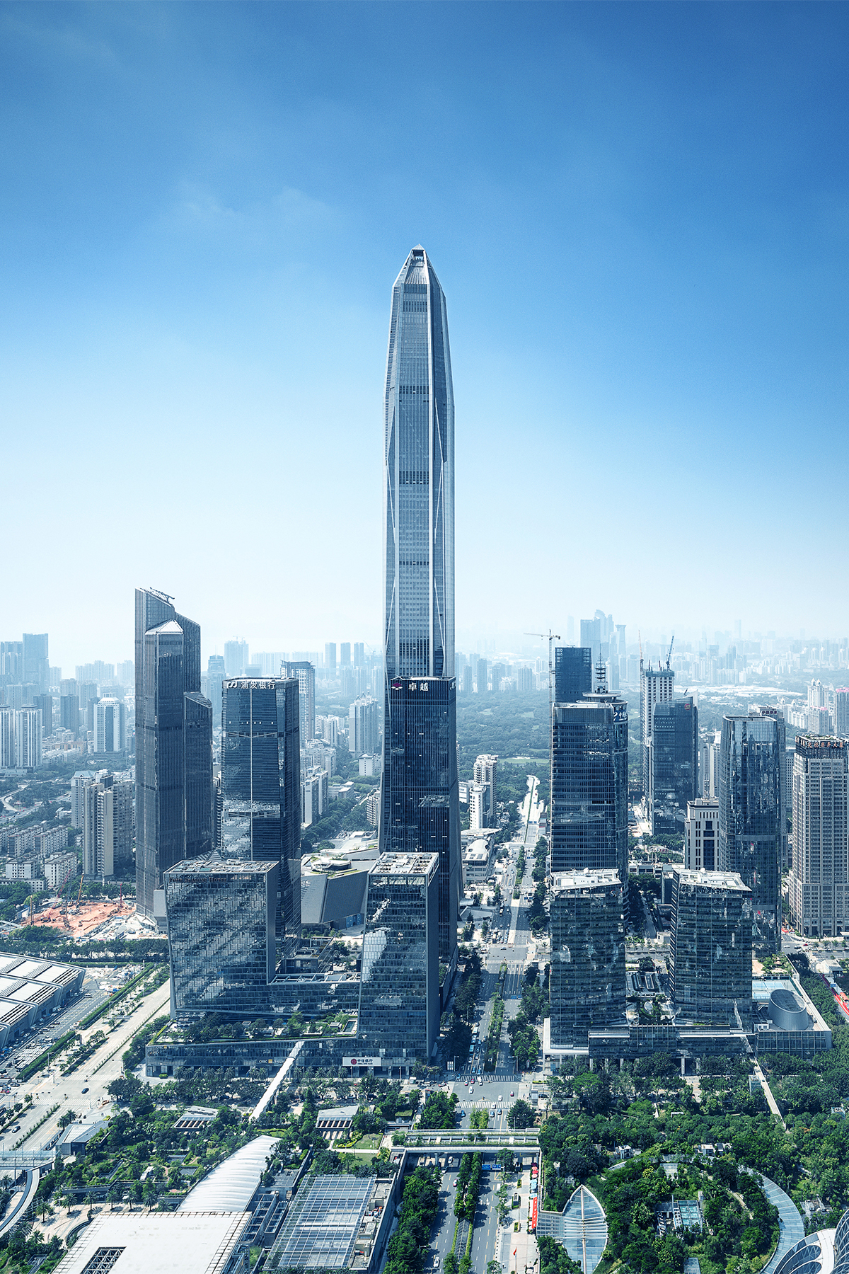 Ping An Finance Center. Schindler
