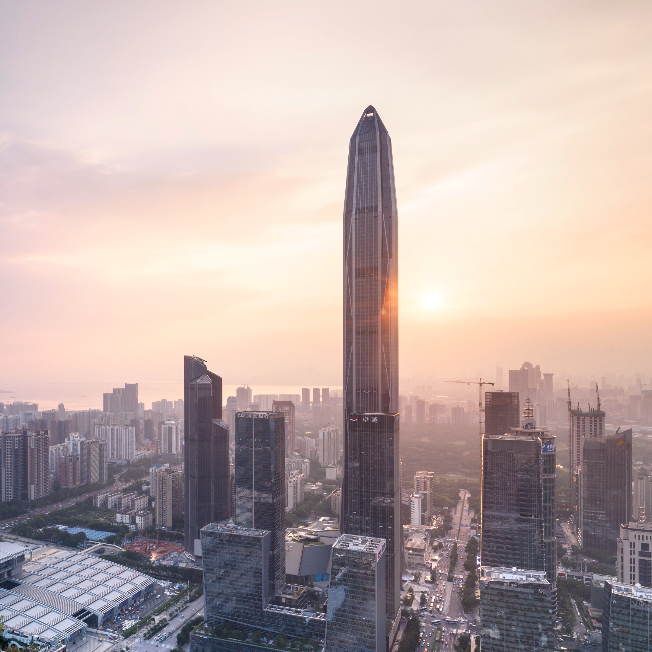 Ping An Finance Center. Schindler