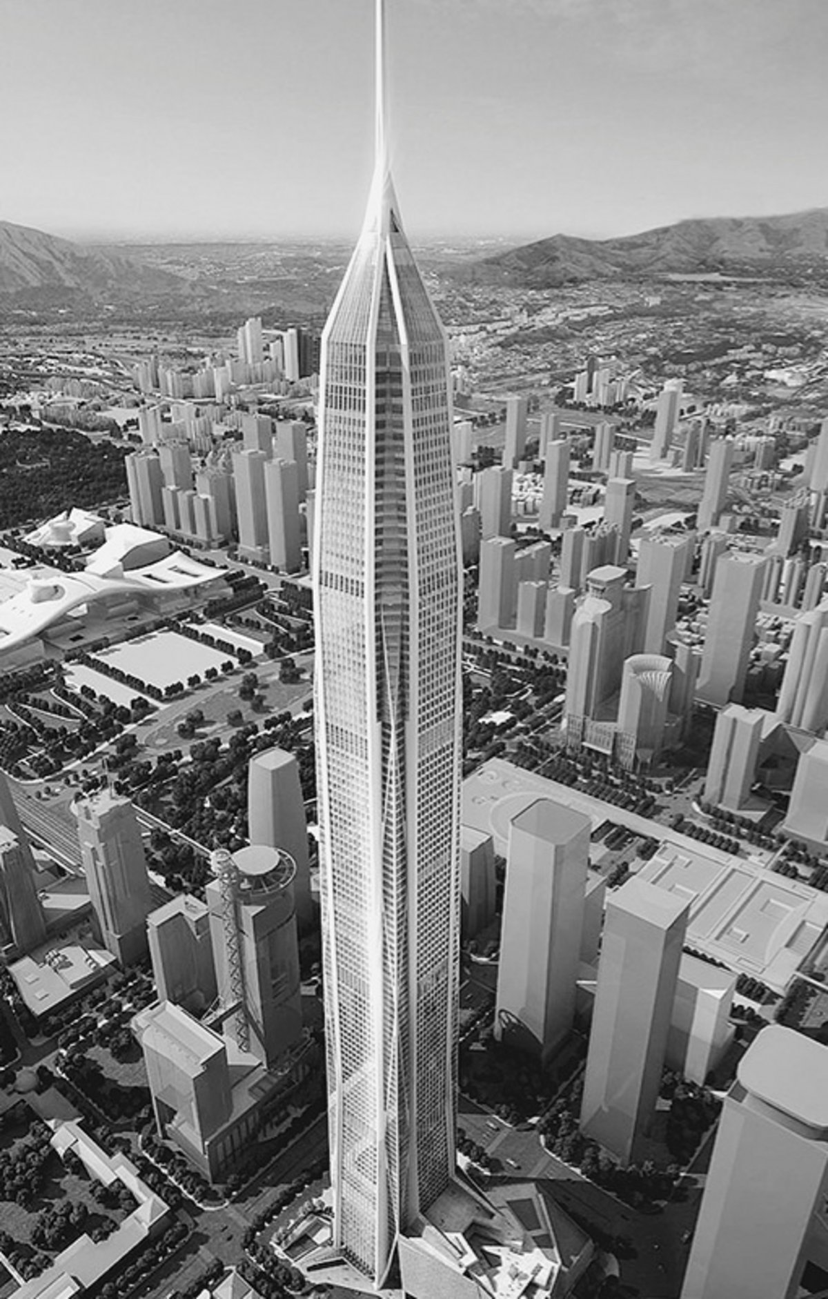 Ping An Finance Center: Stahl für