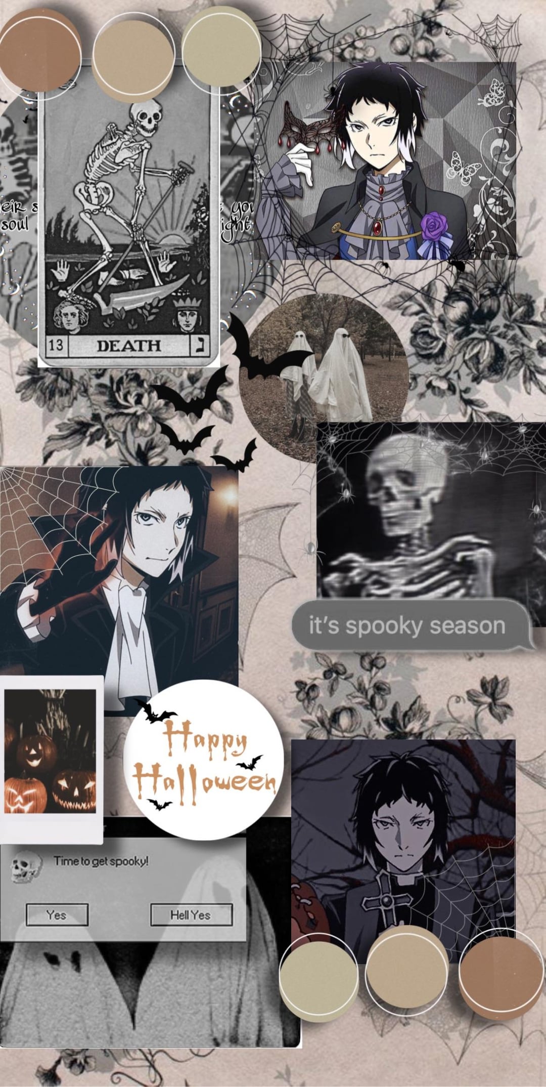 BSD Aku Halloween wallpaper self made