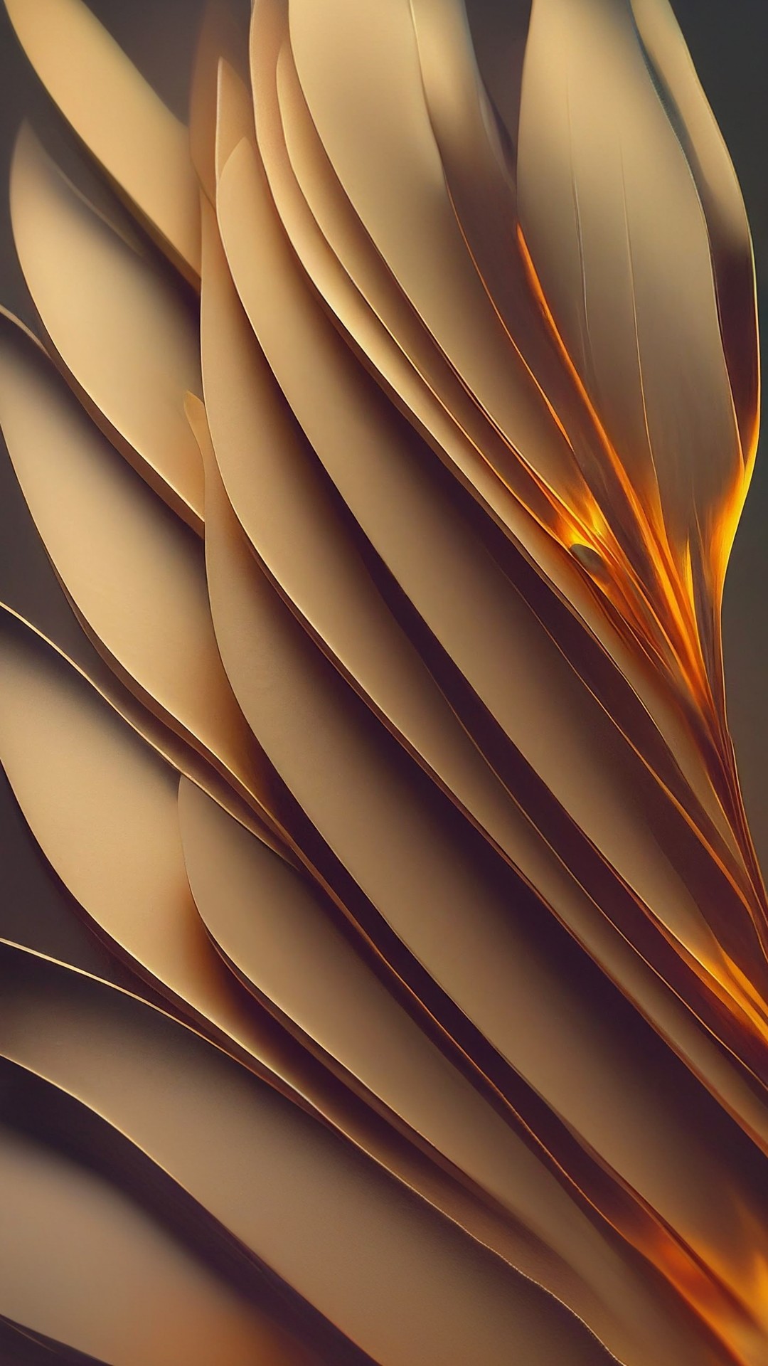 Glowing feathers Galaxy A55