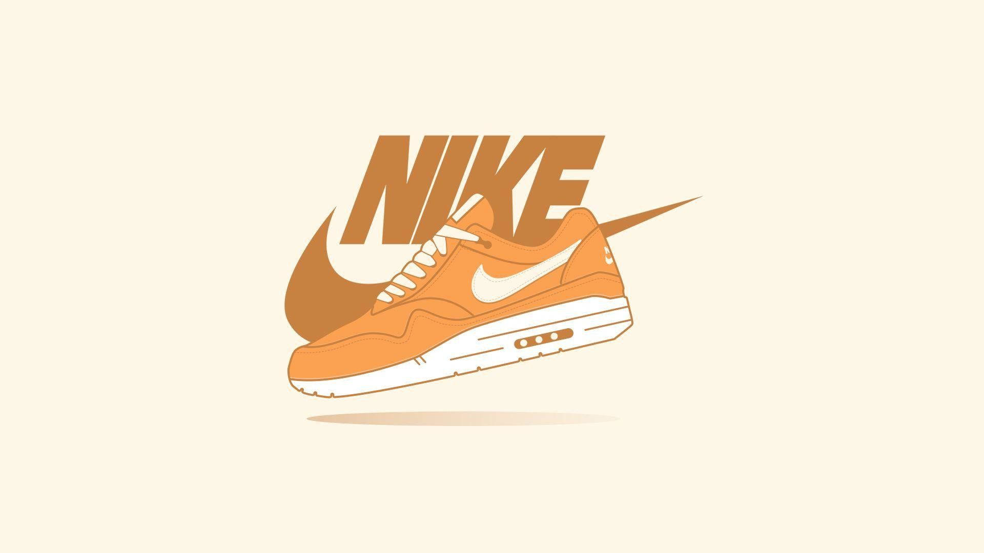 Cartoon Nike Shoes Wallpaper