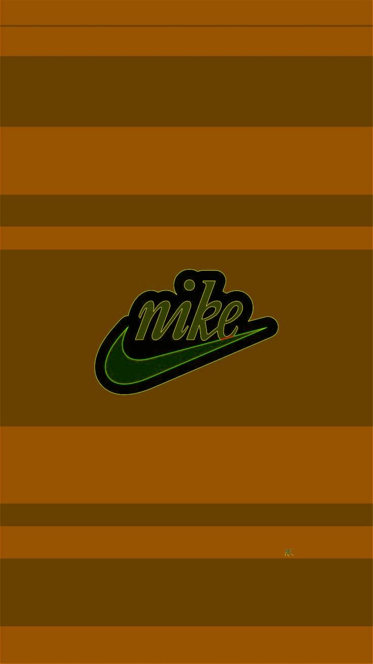 Nike Logo Striped Wallpaper