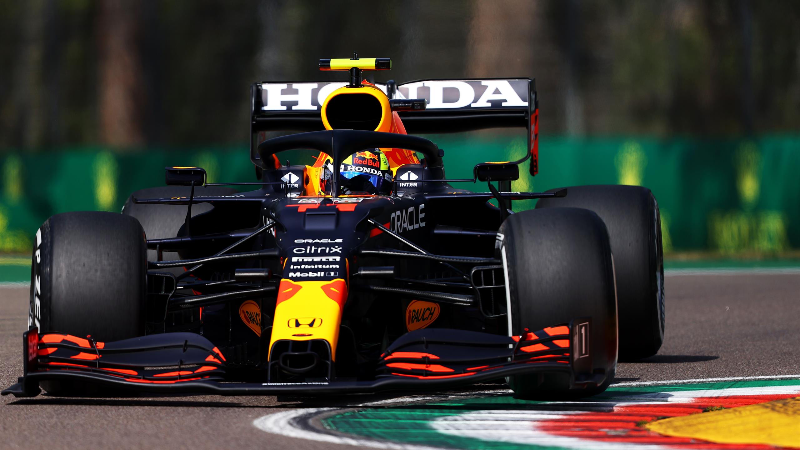 Sergio Perez and Esteban Ocon clash