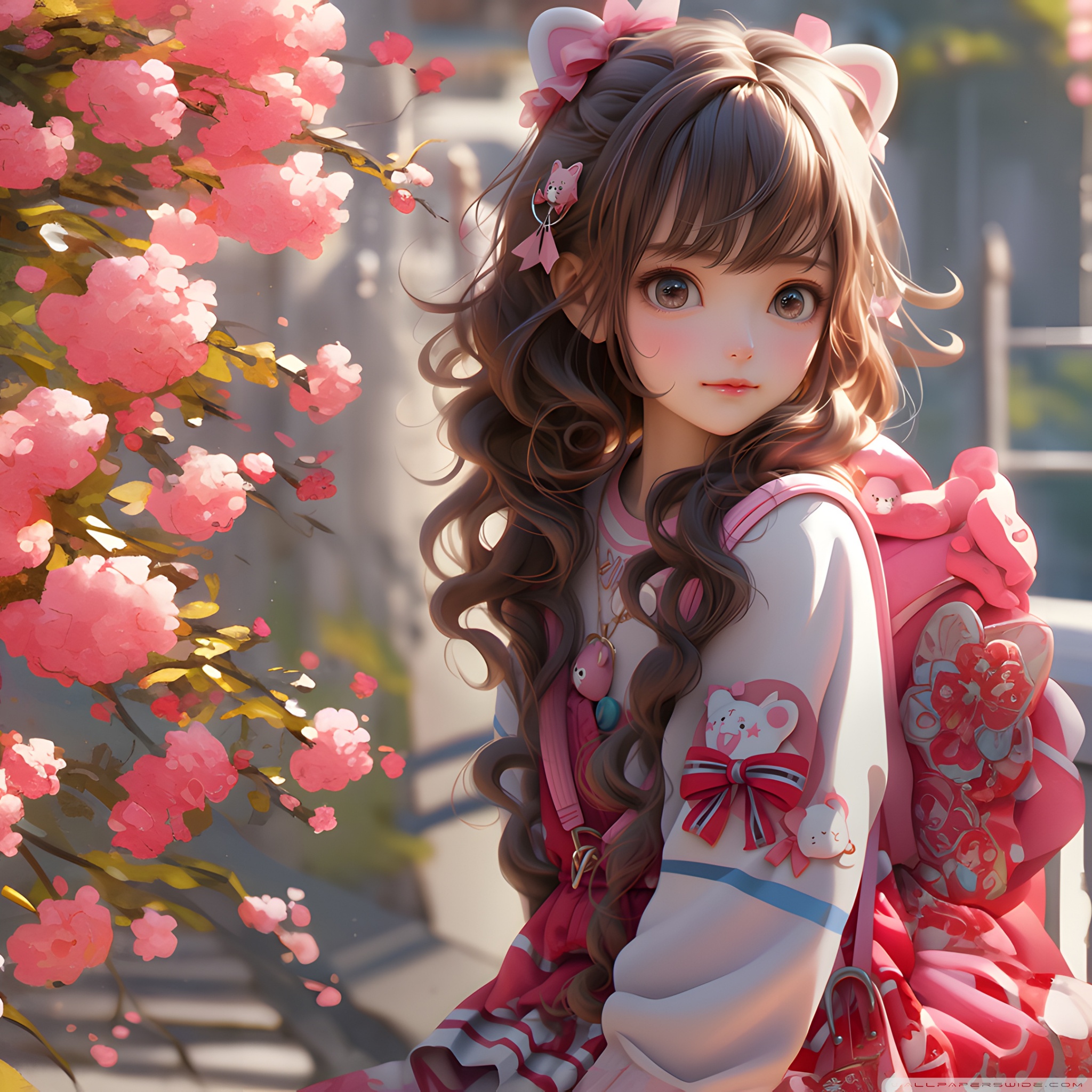 Cute Child Girl Anime Ultra HD Desktop