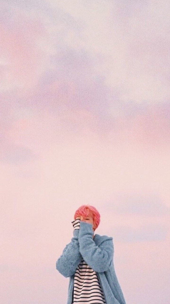 pink themed jimin wallpaper