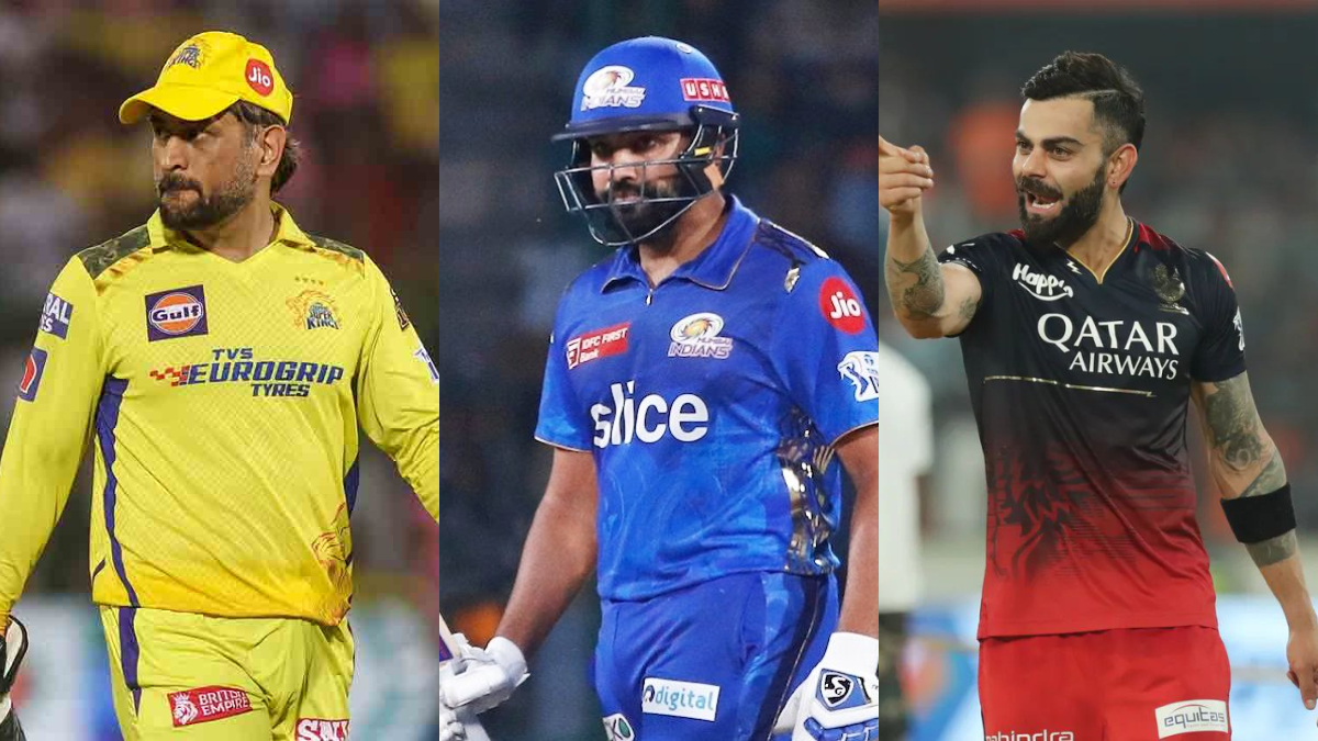 MS Dhoni, Rohit Sharma & Virat Kohli