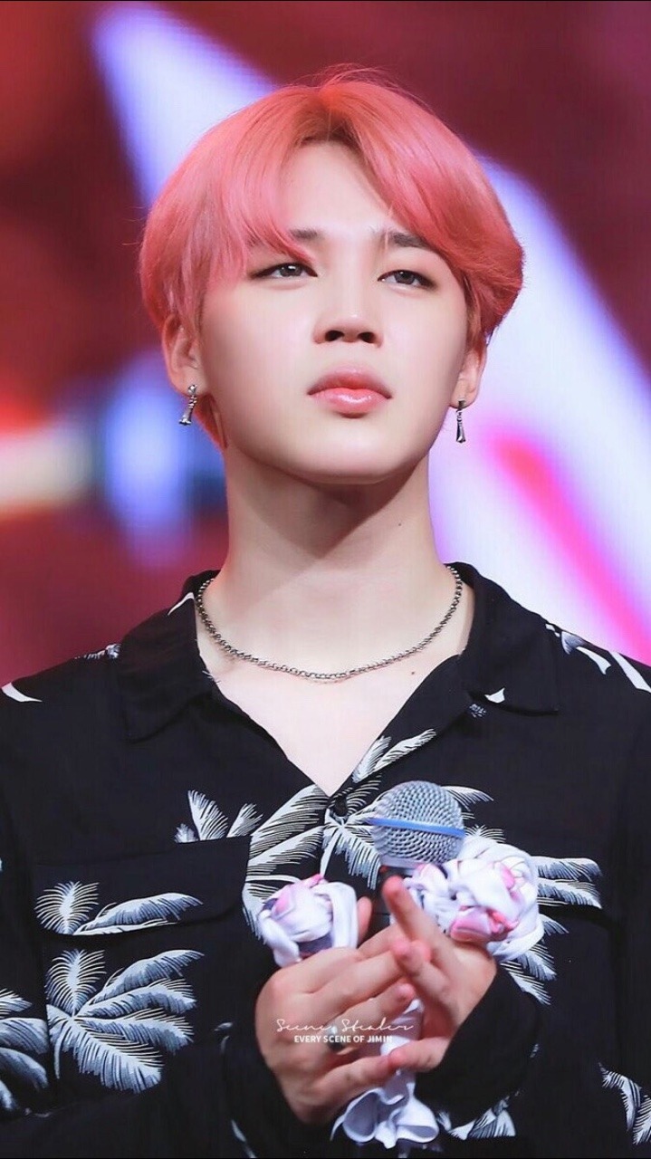 BTS Jimin Pink Magenta Hair