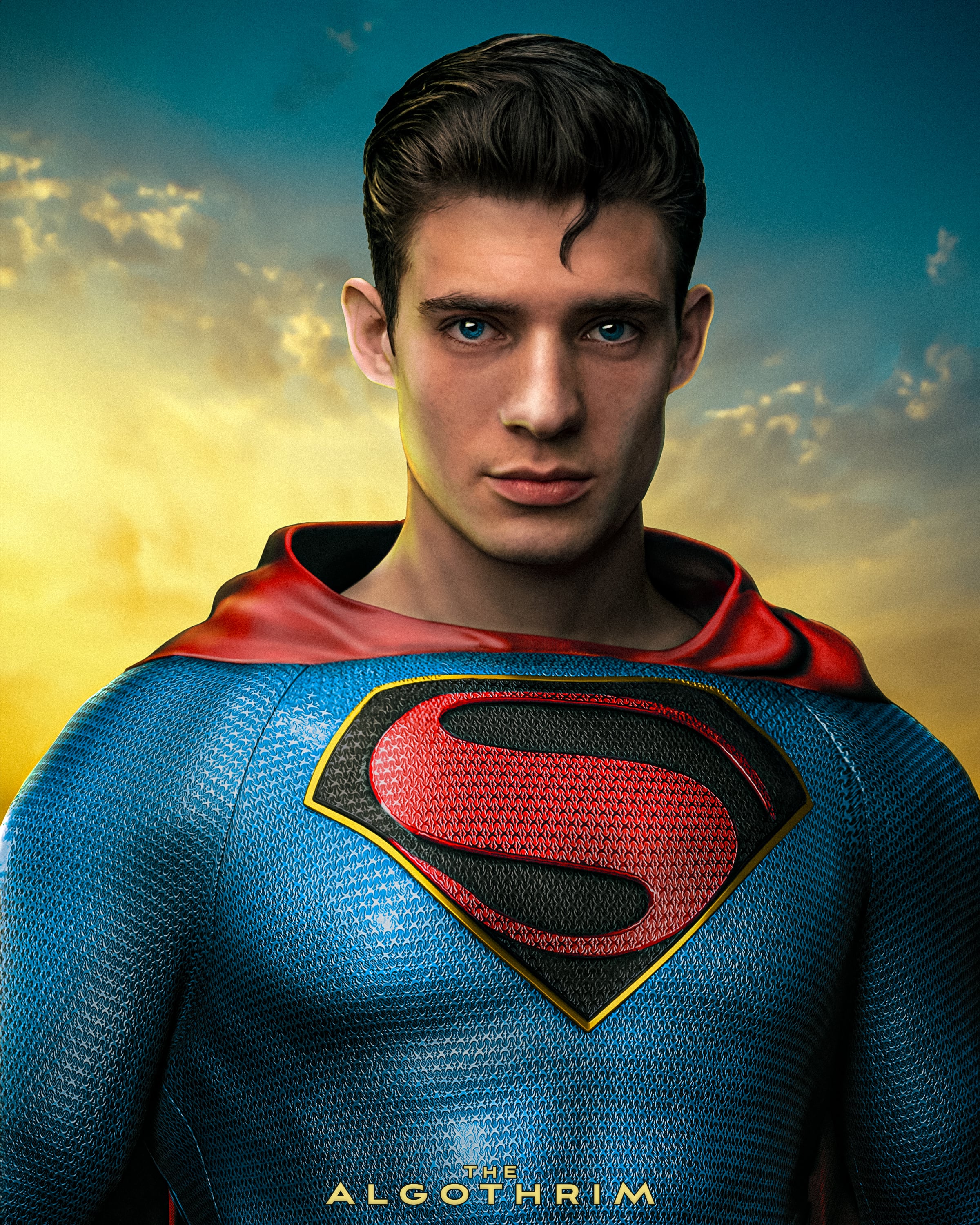 My Art of David Corenswet as the New