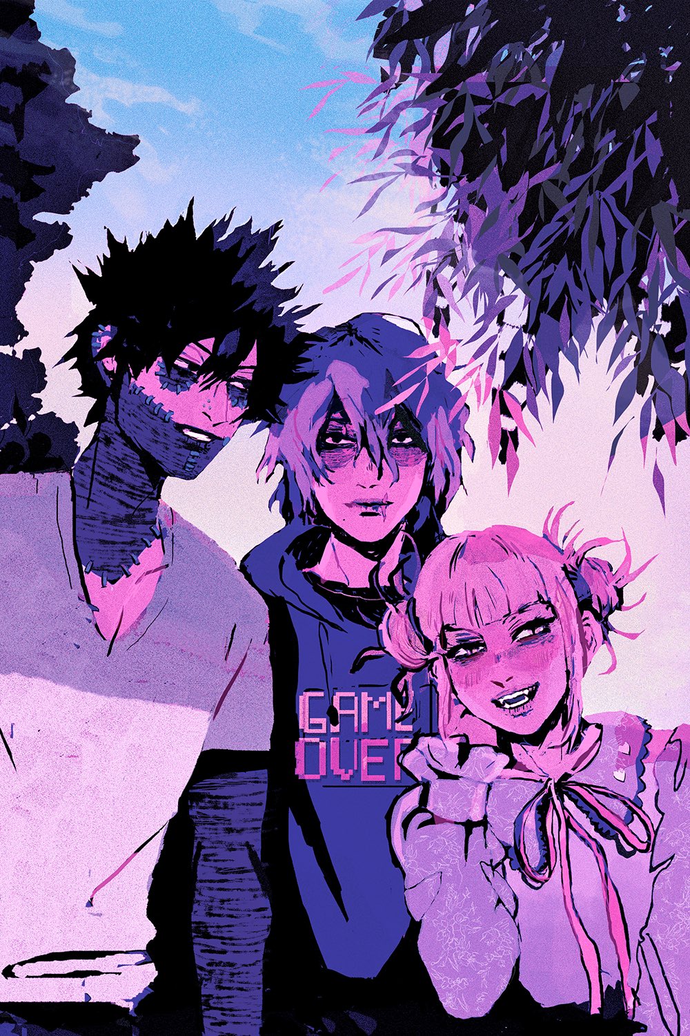 alice, shigaraki, and toga