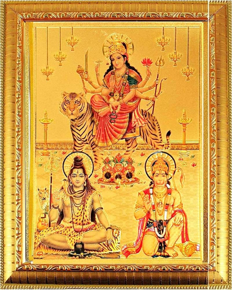 SuninowgDurga maa, hanuman ji. with shiv