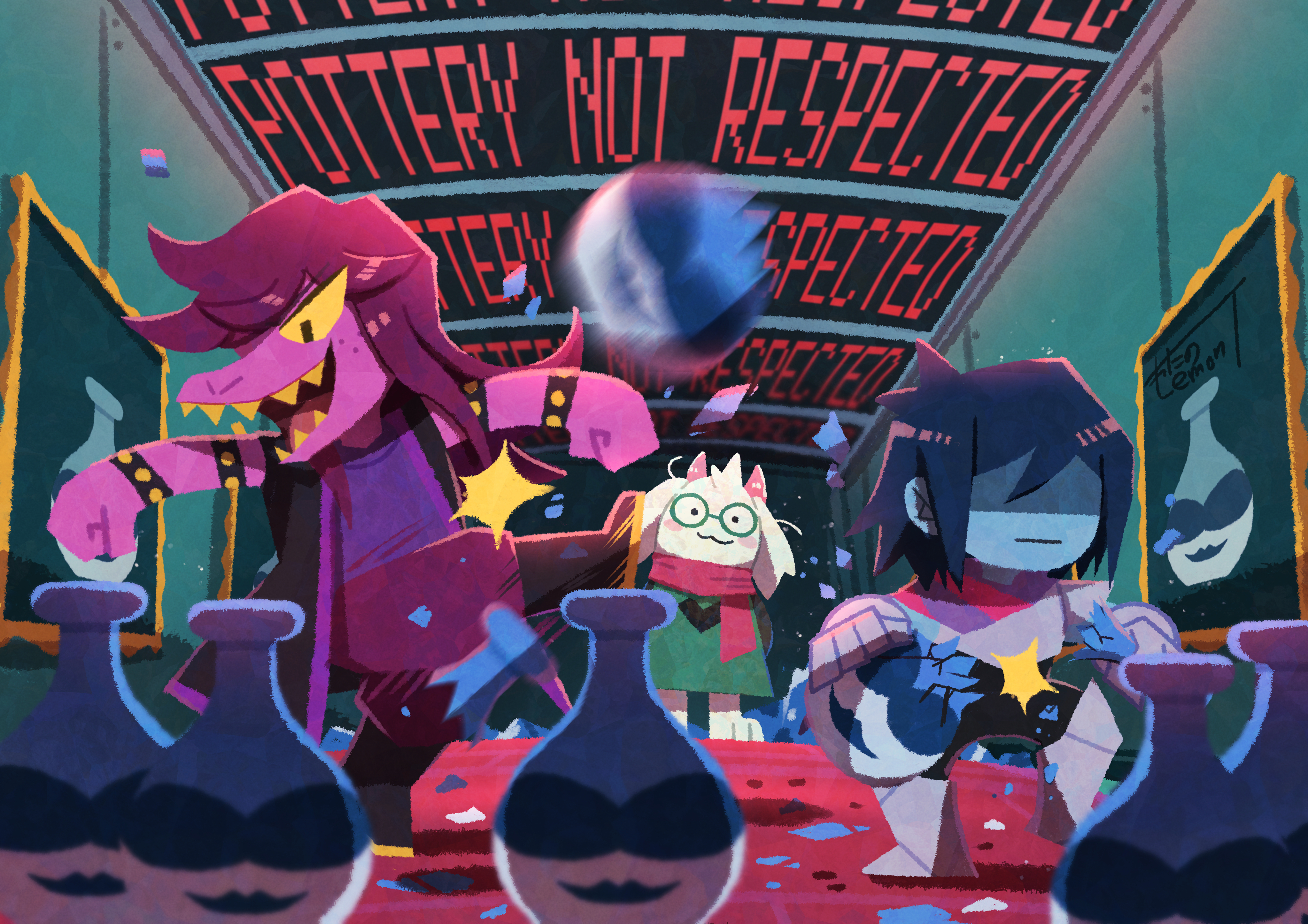 Deltarune Trio 4K Wallpaper