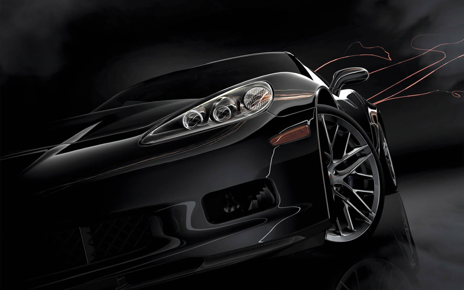 Black Car HD Wallpaper