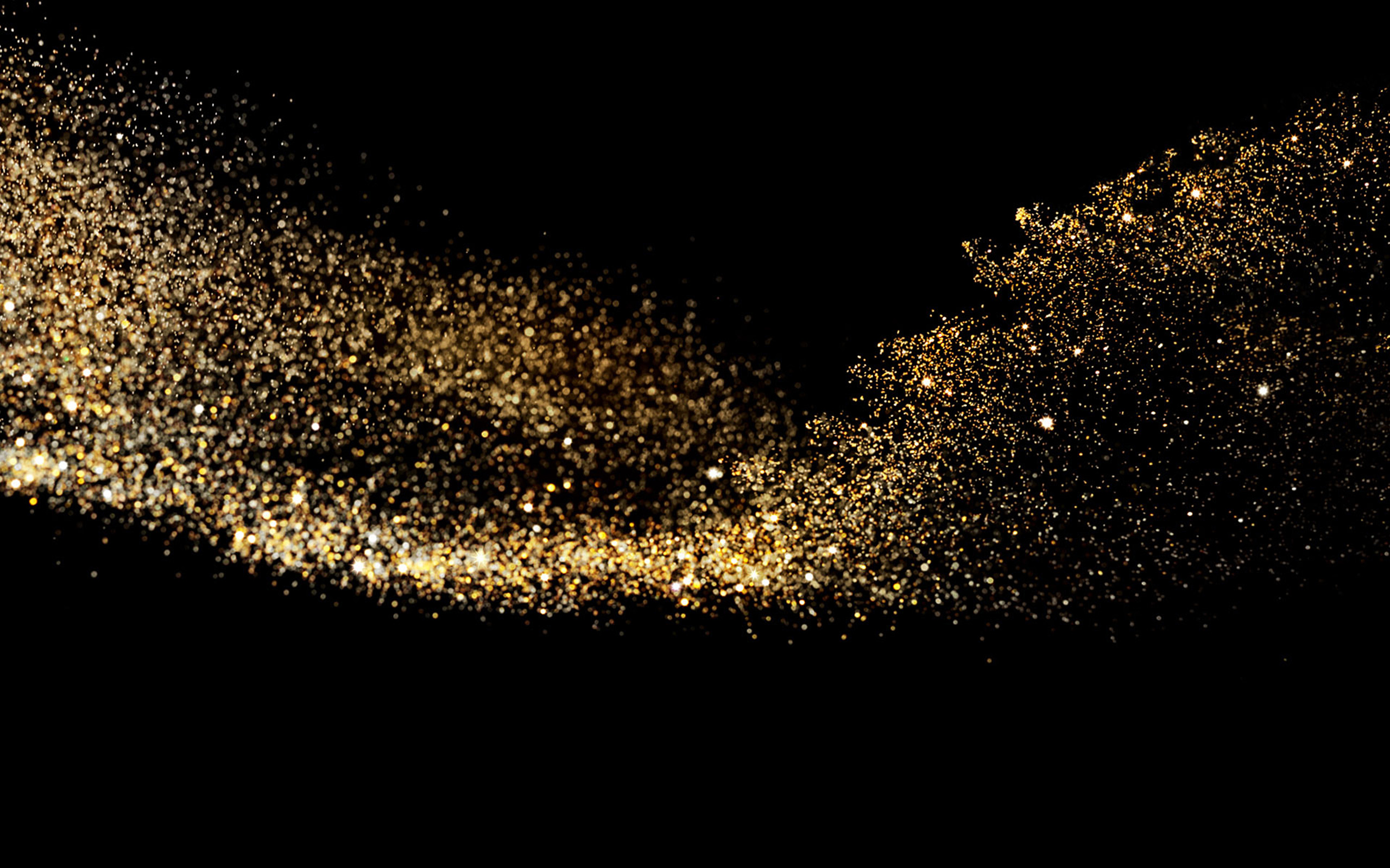 Gold Sparkle Beauty Dark Pattern