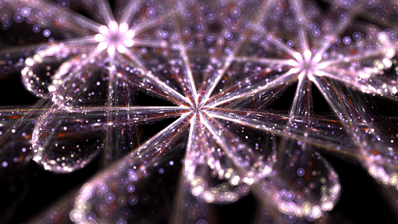 Download wallpaper 1366x768 floral