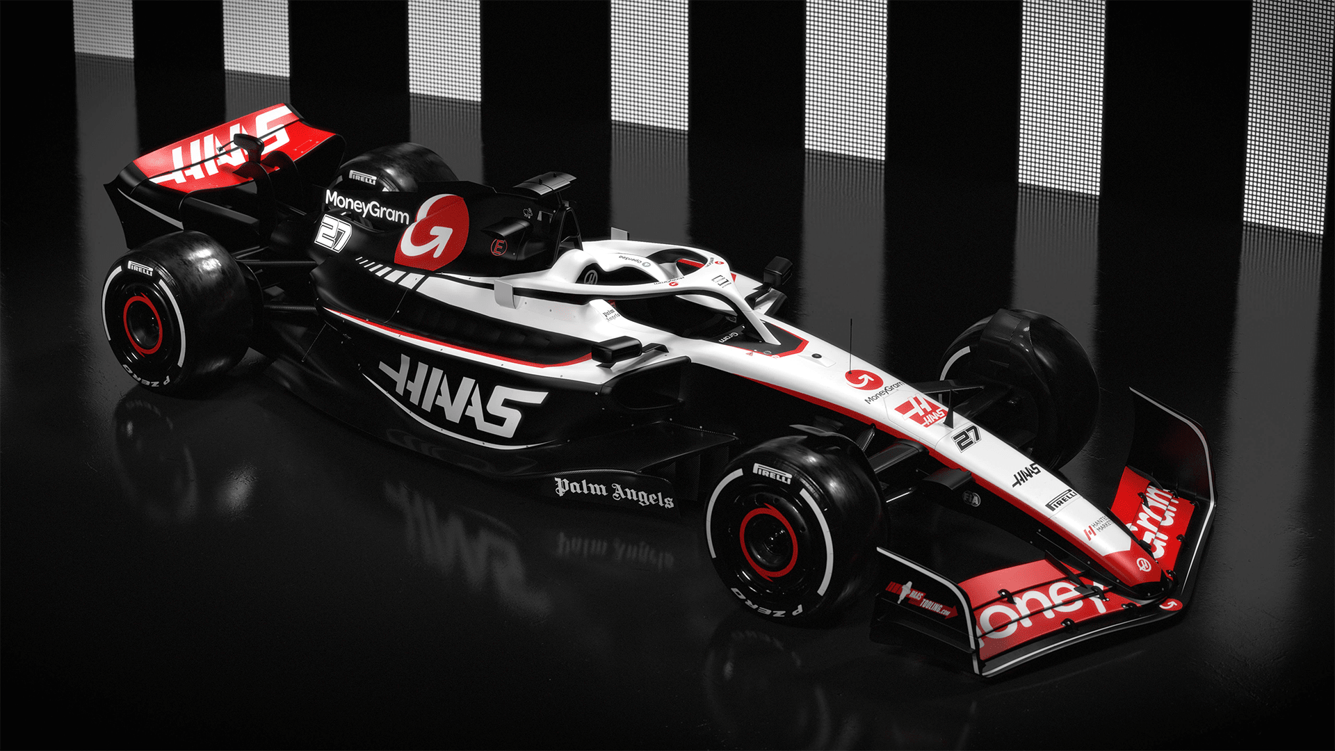 Haas livery for the 2023 F1 season