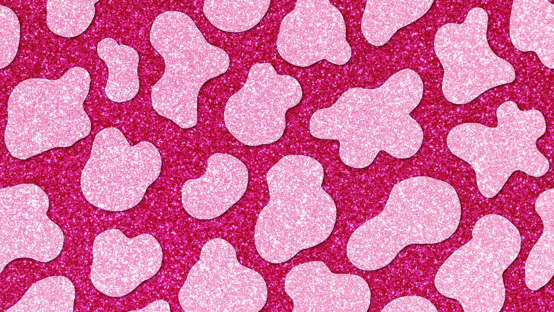 Pink Glitter Cow Print Wallpaper. Cow