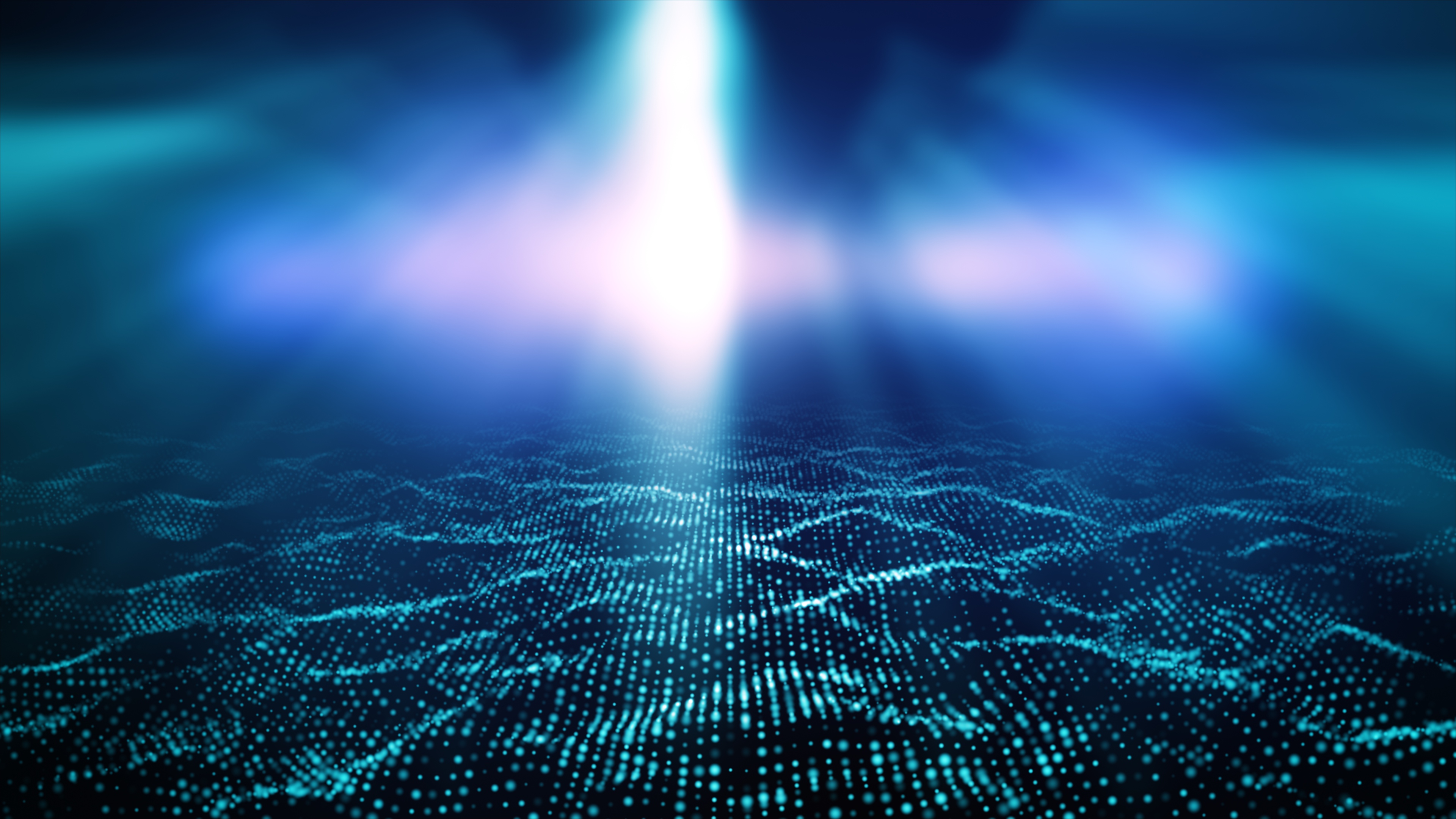 Abstract Blue Glitter 4k
