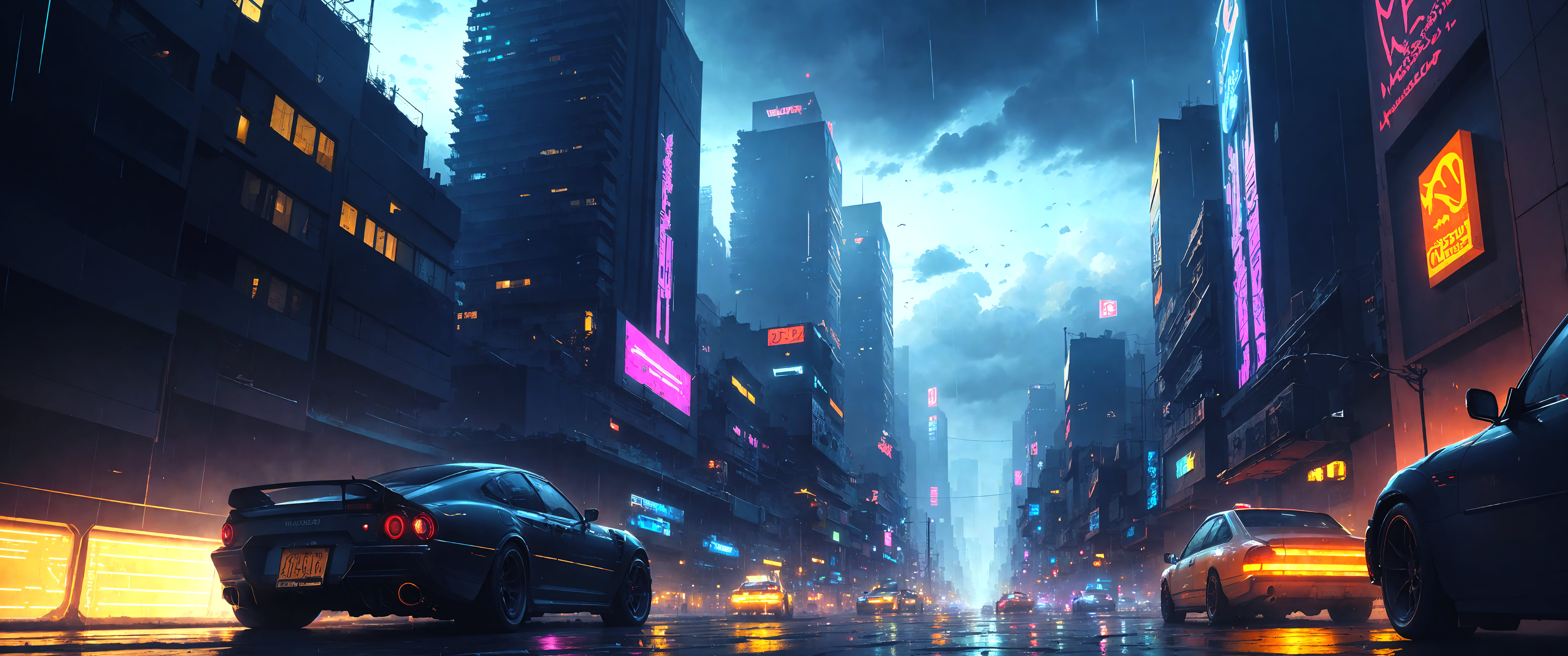 City and Cars [5160x2160], r