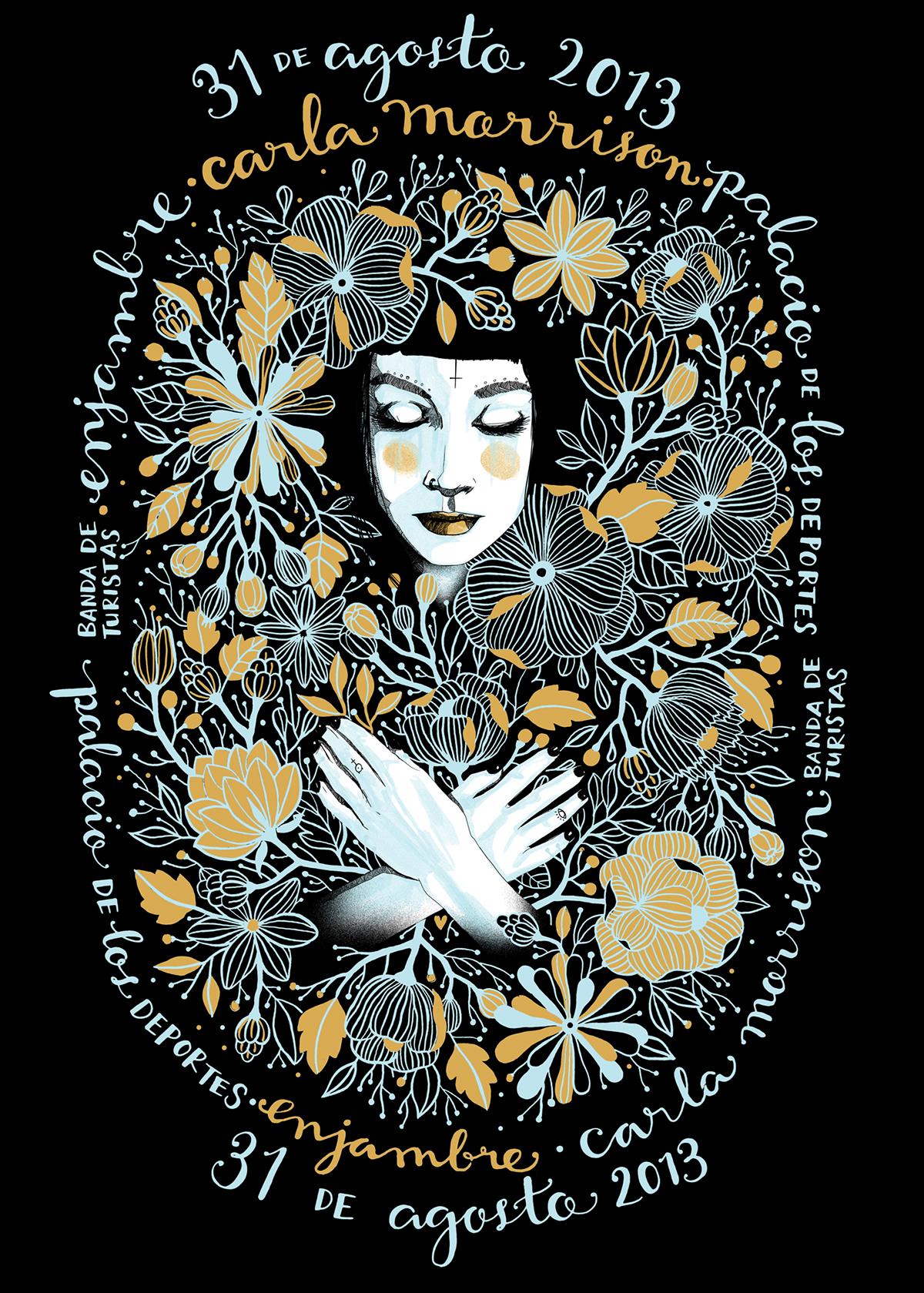 Carla Morrison & Enjambre Gig Poster