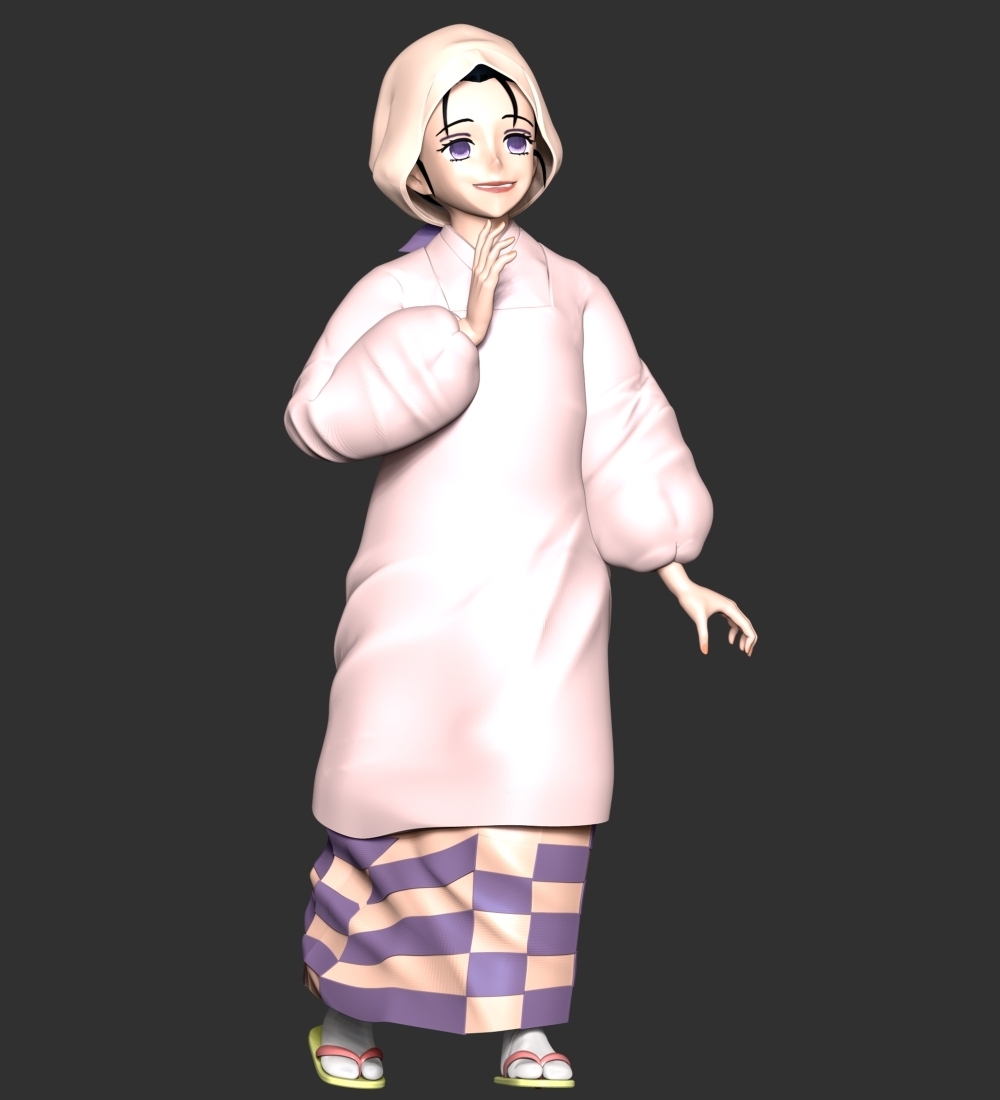 3D file Kie Kamado Demon Slayer Kimetsu