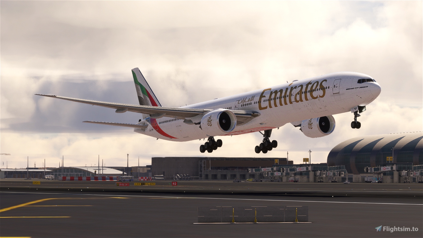 CS Boeing 777 300GE Emirates 2023 A6