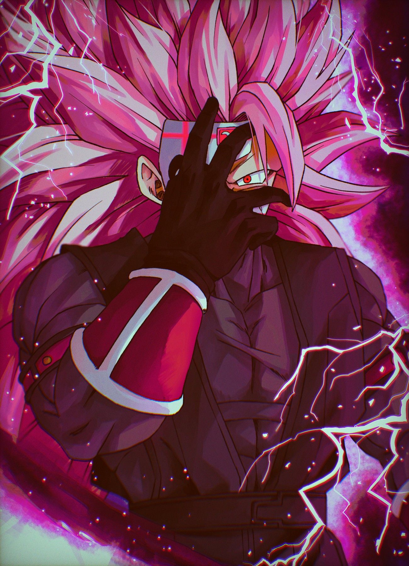 Goku Black ssj Rose 3 Crimson Masked Saiyan