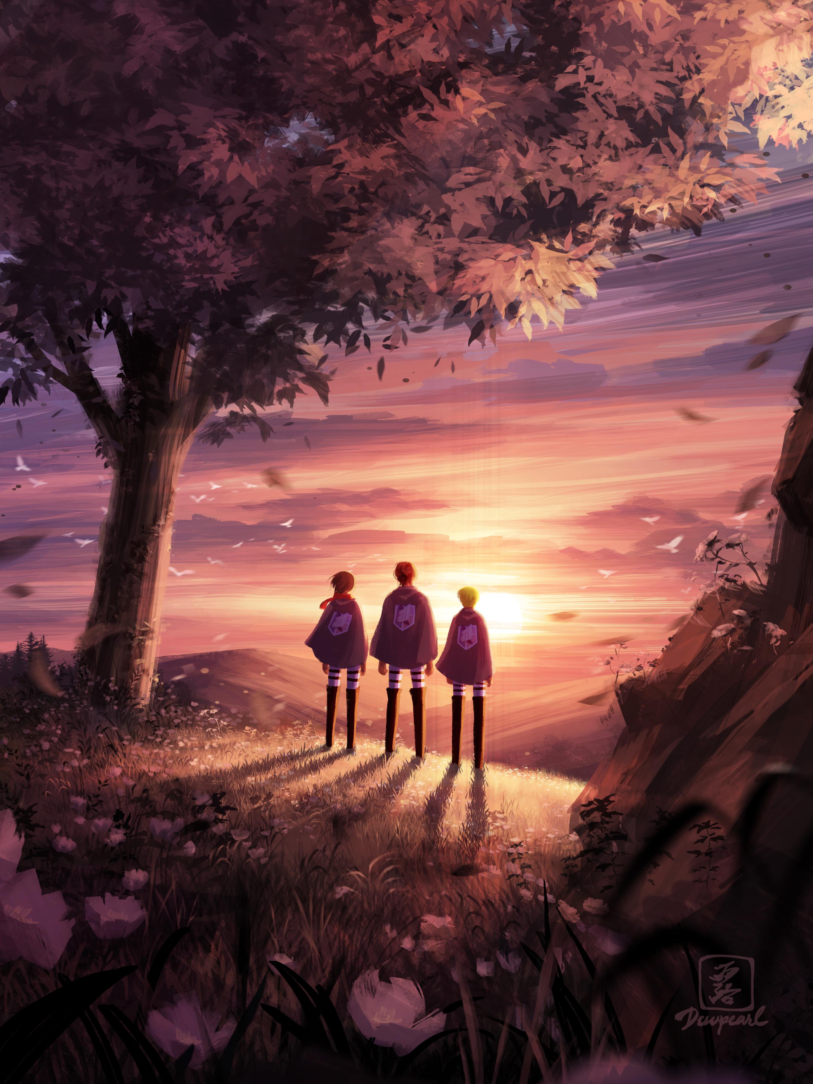 My tribute to Eren, Mikasa, and Armin