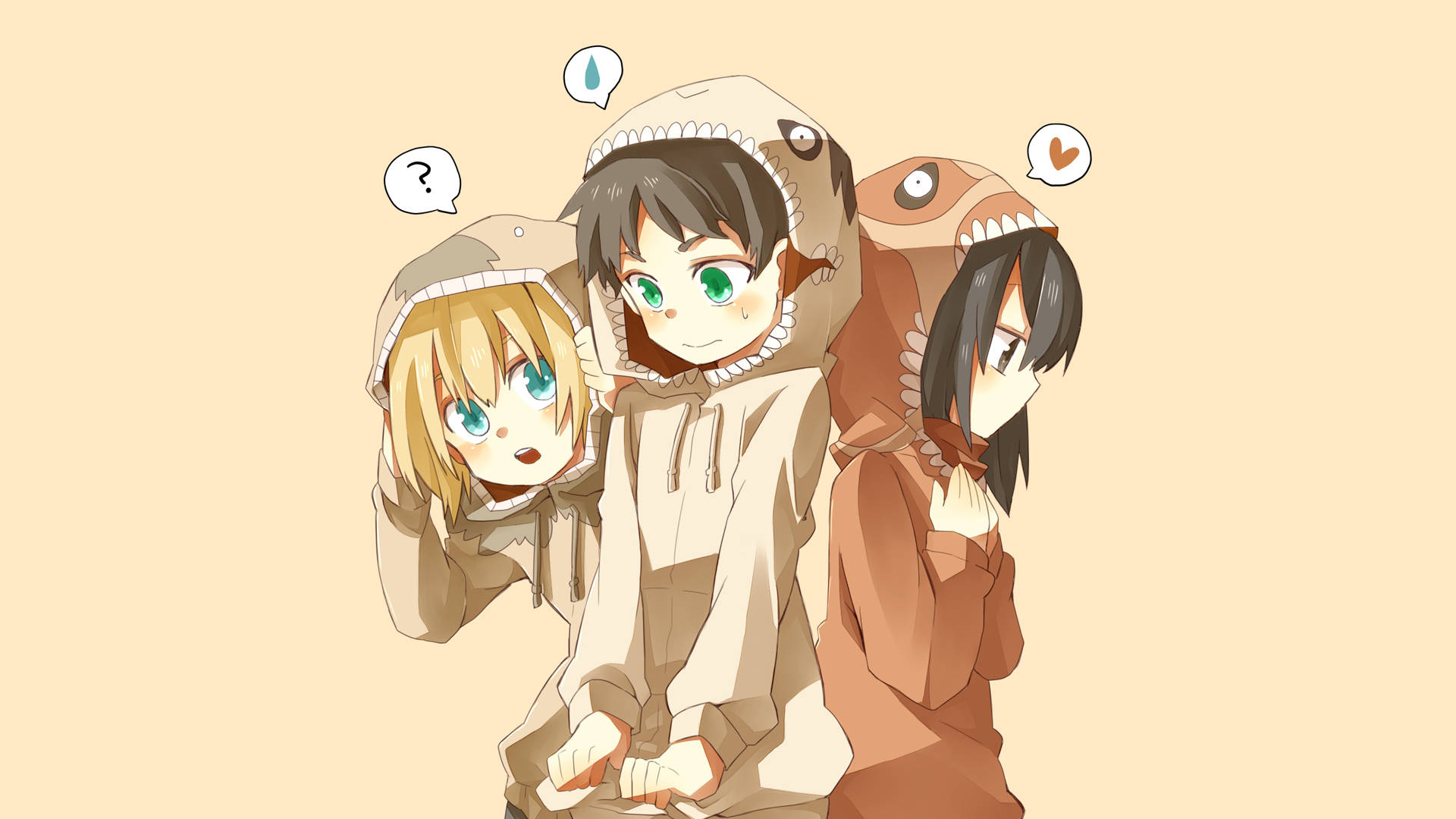Download free Eren Armin Mikasa Cute