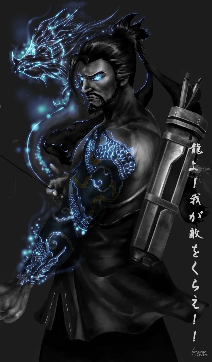 overwatch hanzo fanart