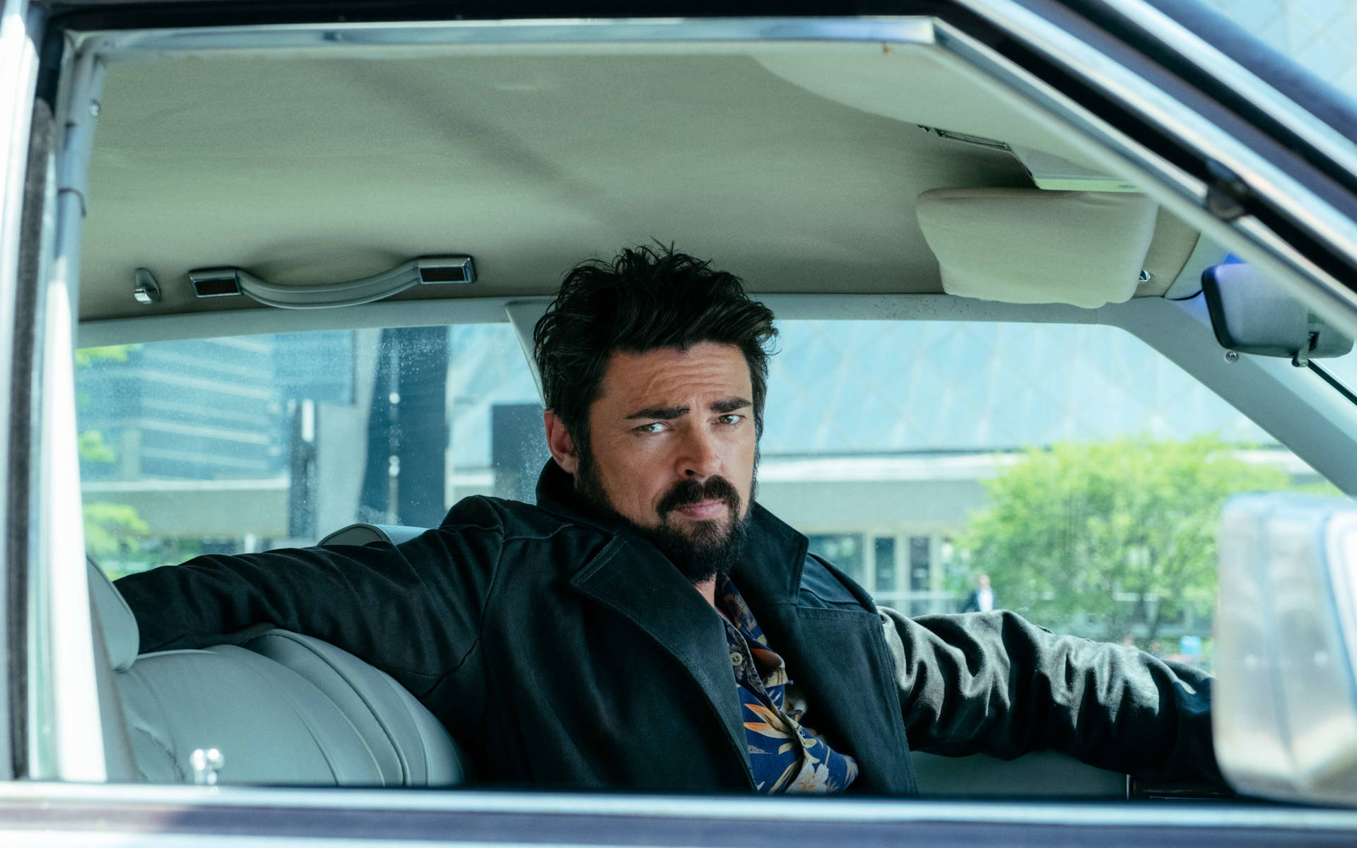 Billy Butcher in a Classic Car Scene