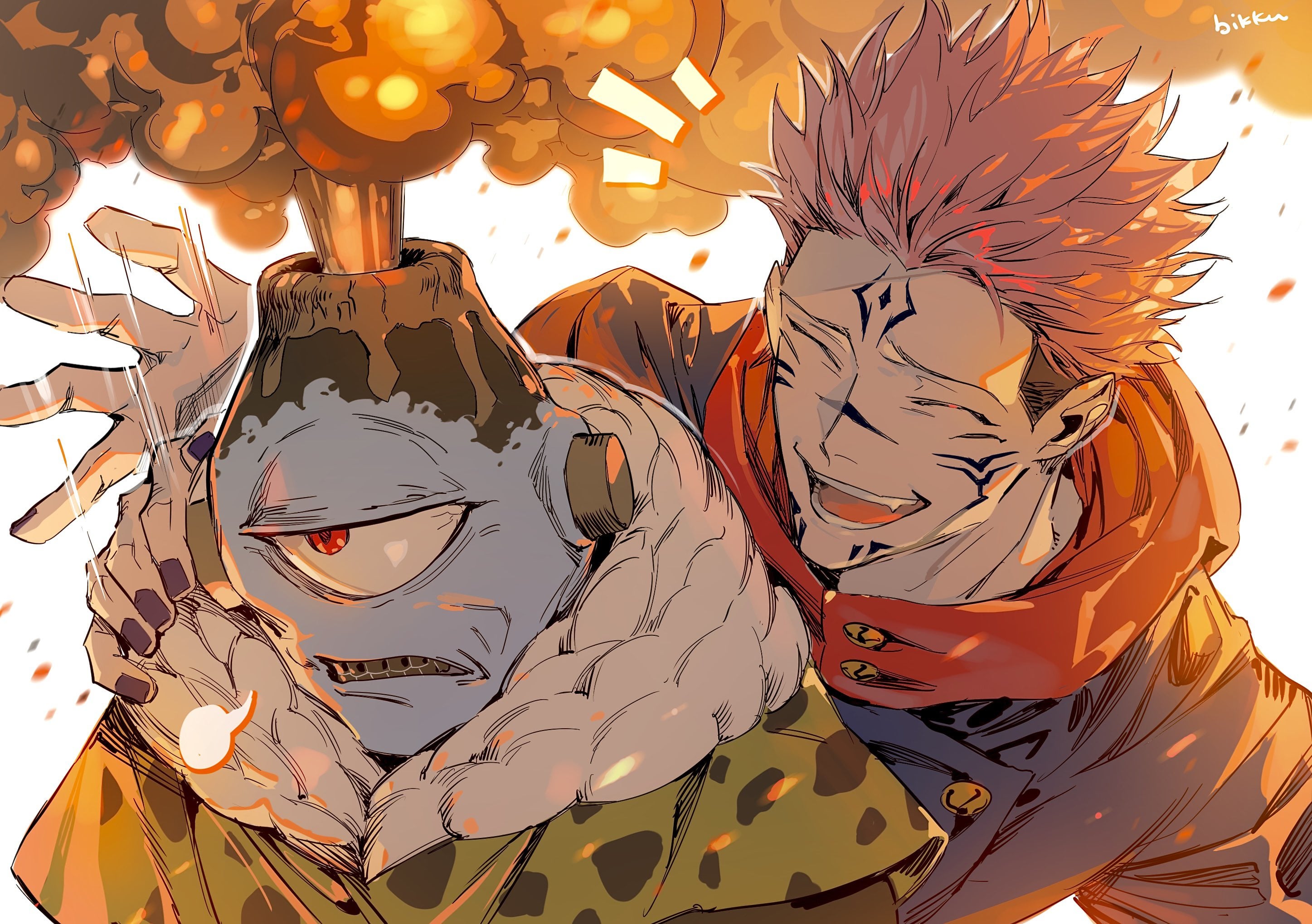 Sukuna and Jogo., r