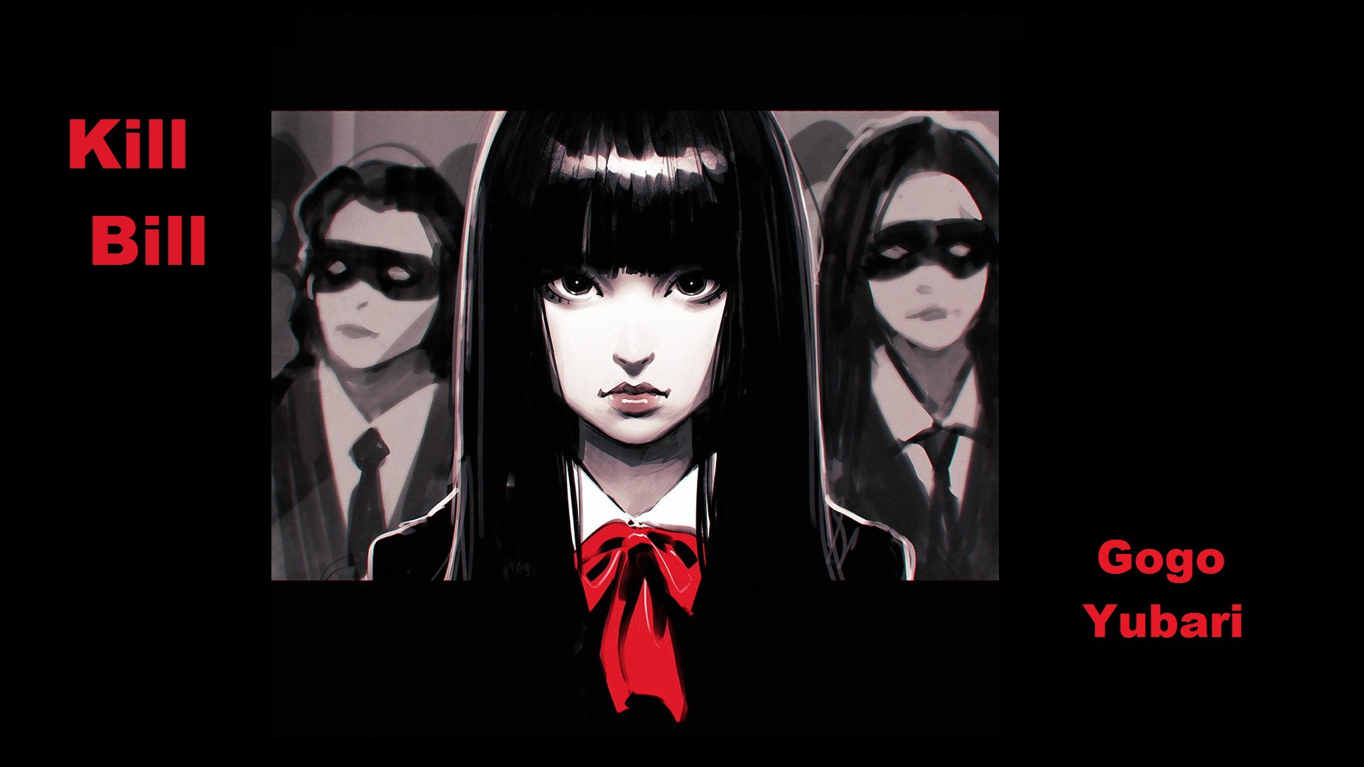 Wallpaper schoolgirl, Kill Bill, killer