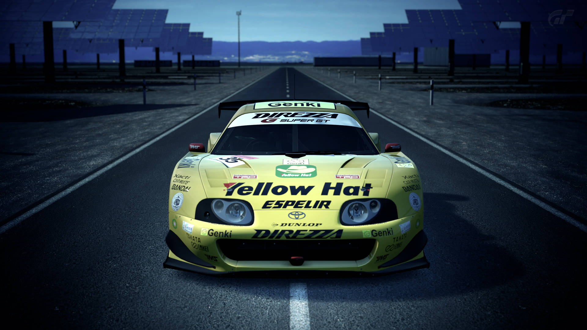 Toyota Supra Yellow Hat GT Wallpaper