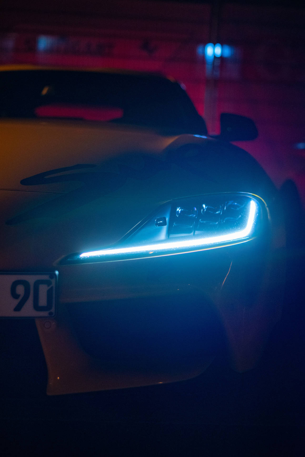 Download free 4k Toyota Supra Yellow