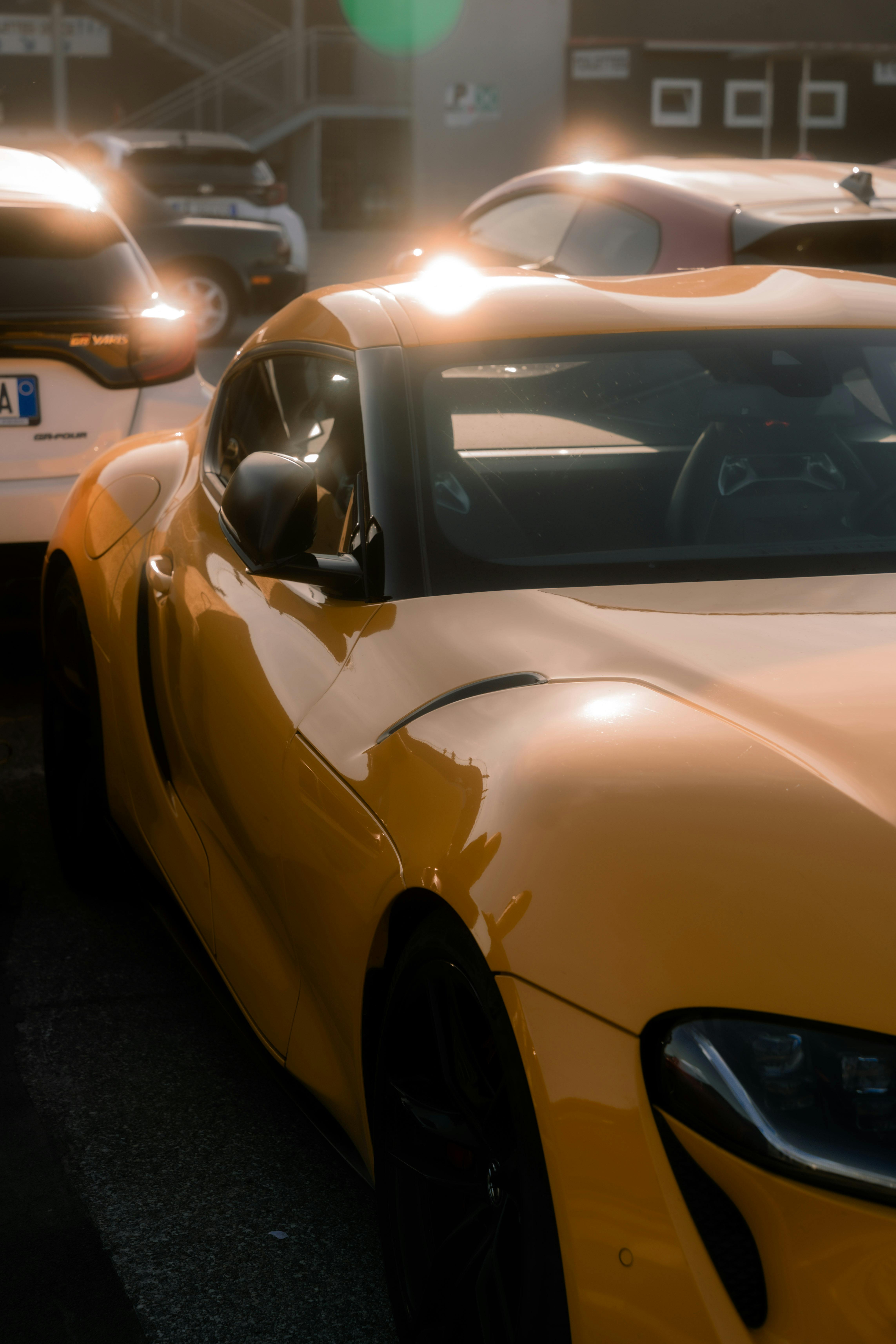 Yellow Toyota Supra · Free