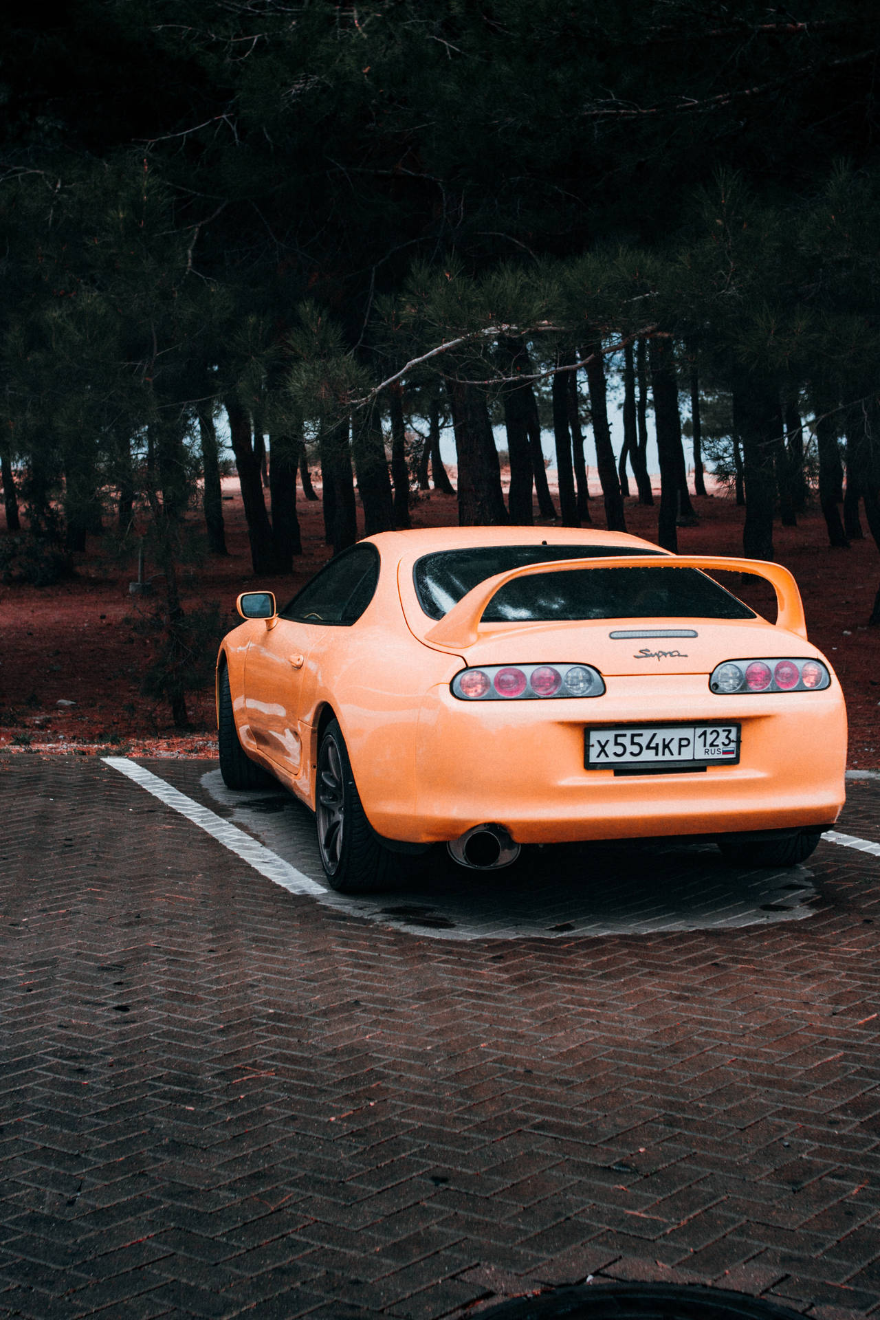 Download free 4k Toyota Supra Yellow