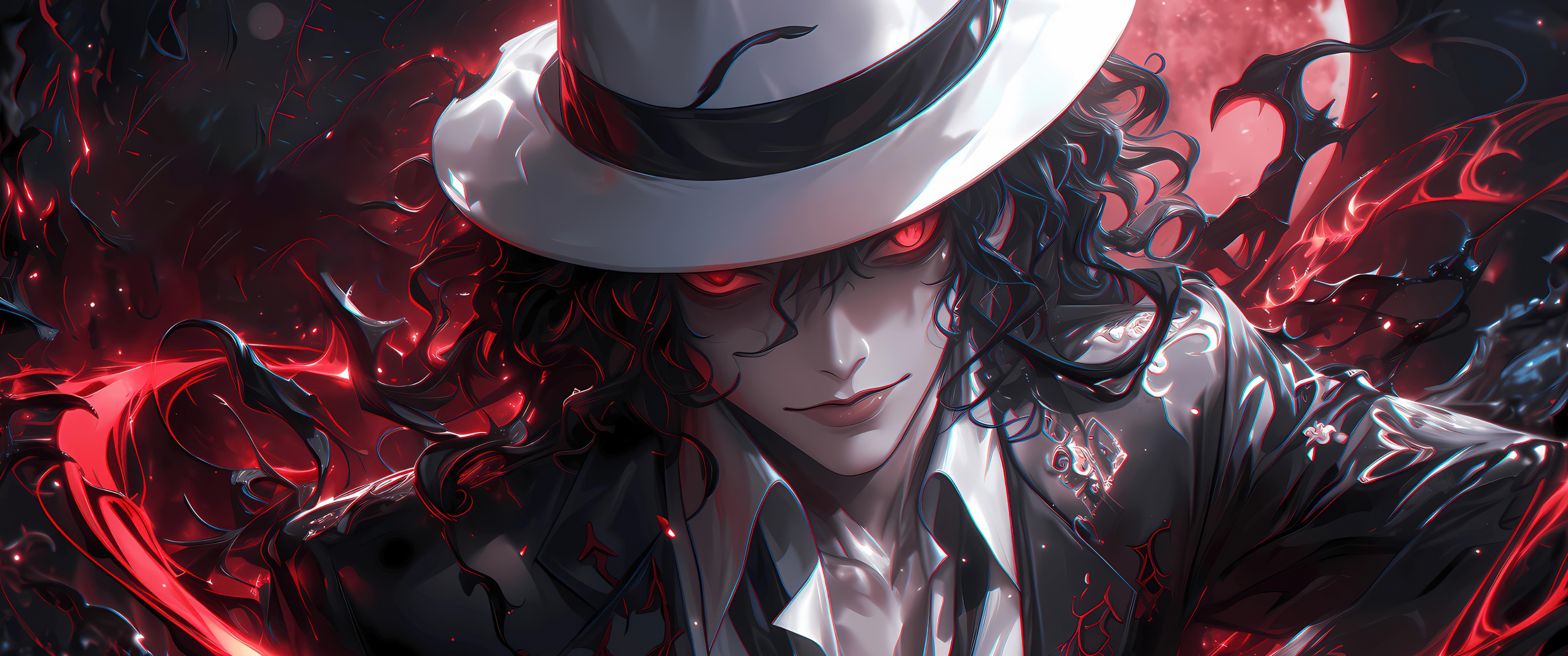 Muzan Kibutsuji Wallpaper 4K, AI art